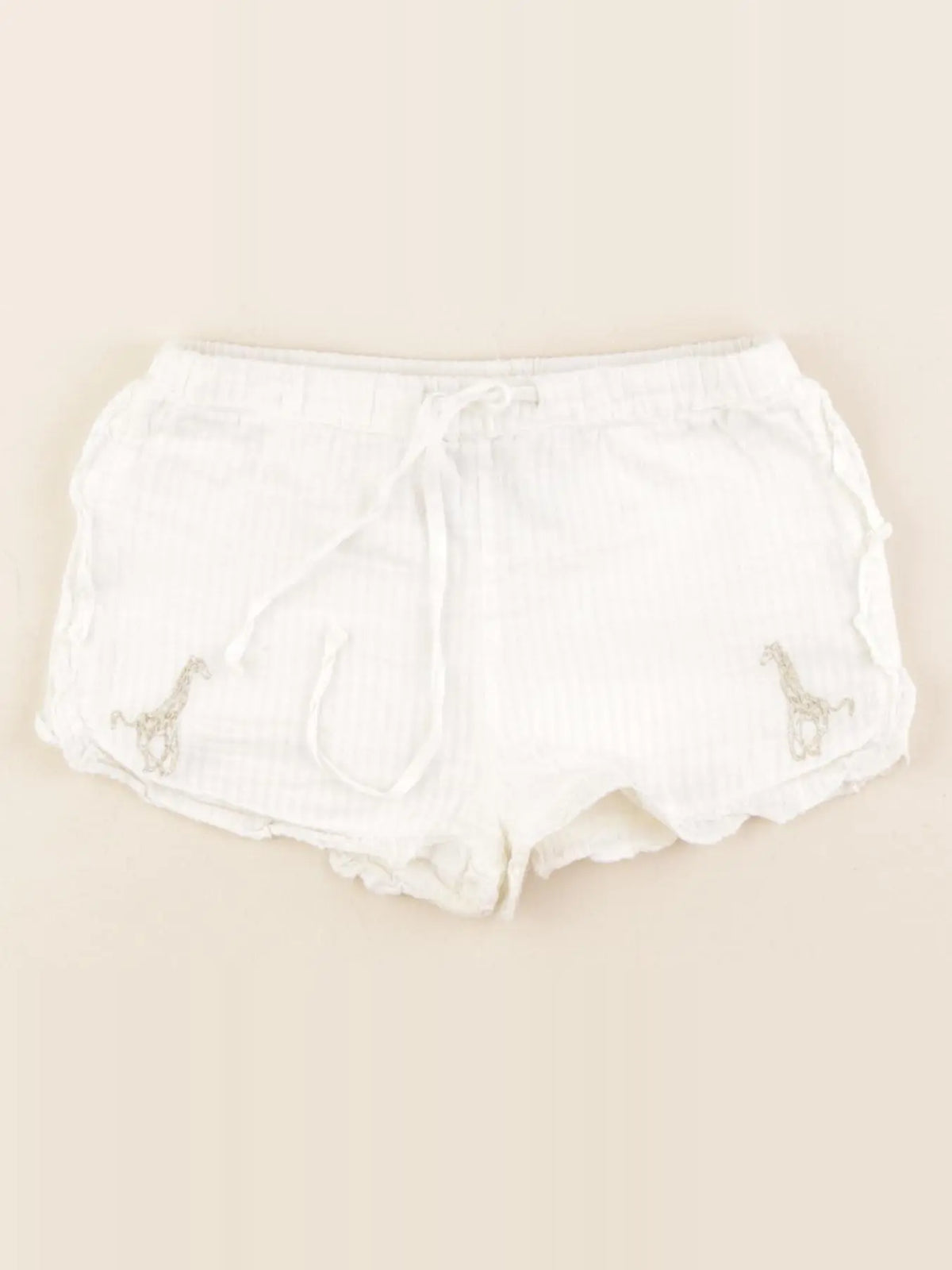 Monoprix - short blanc - 24/36 mois