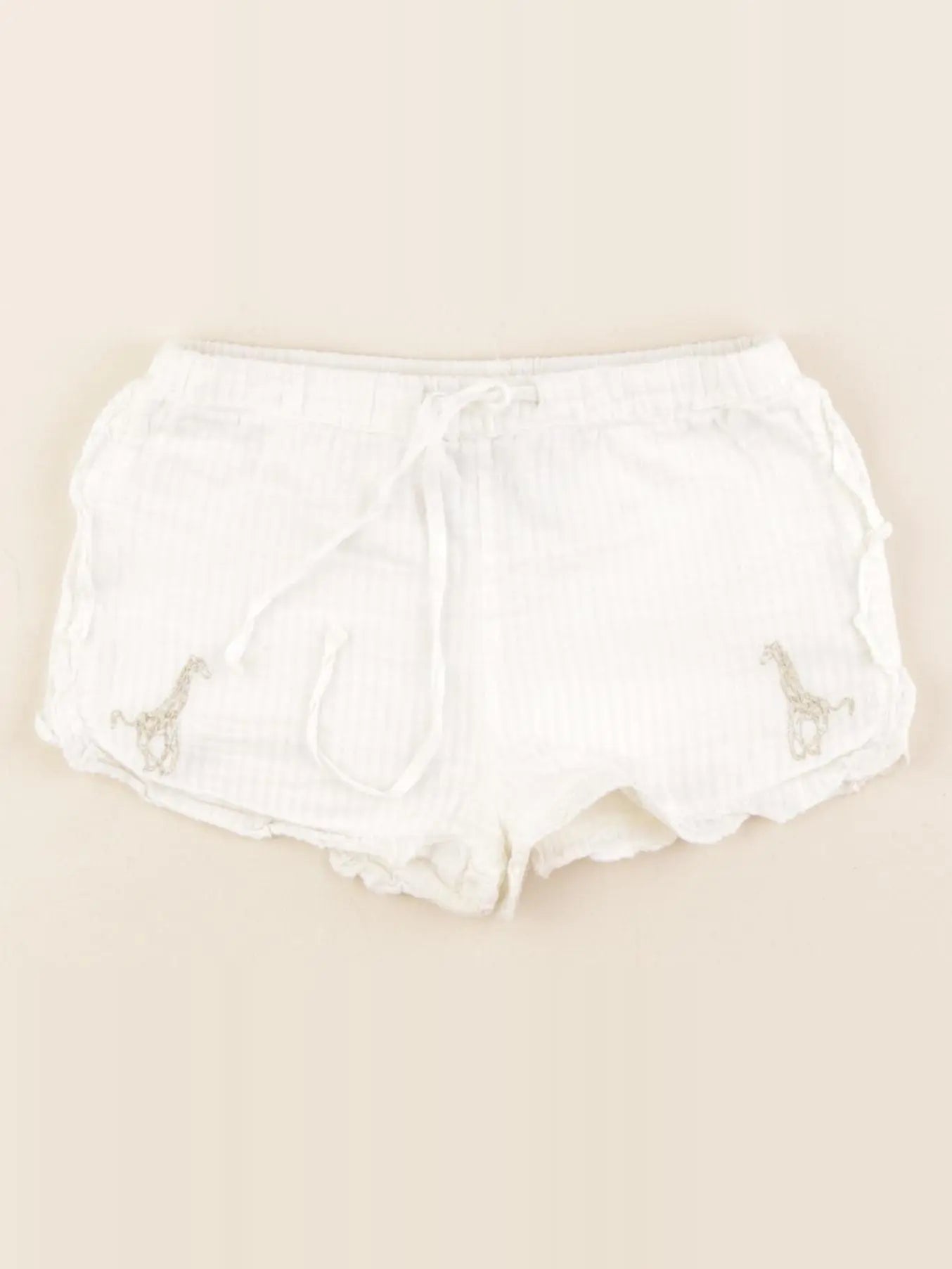 Monoprix - short blanc - 24/36 mois
