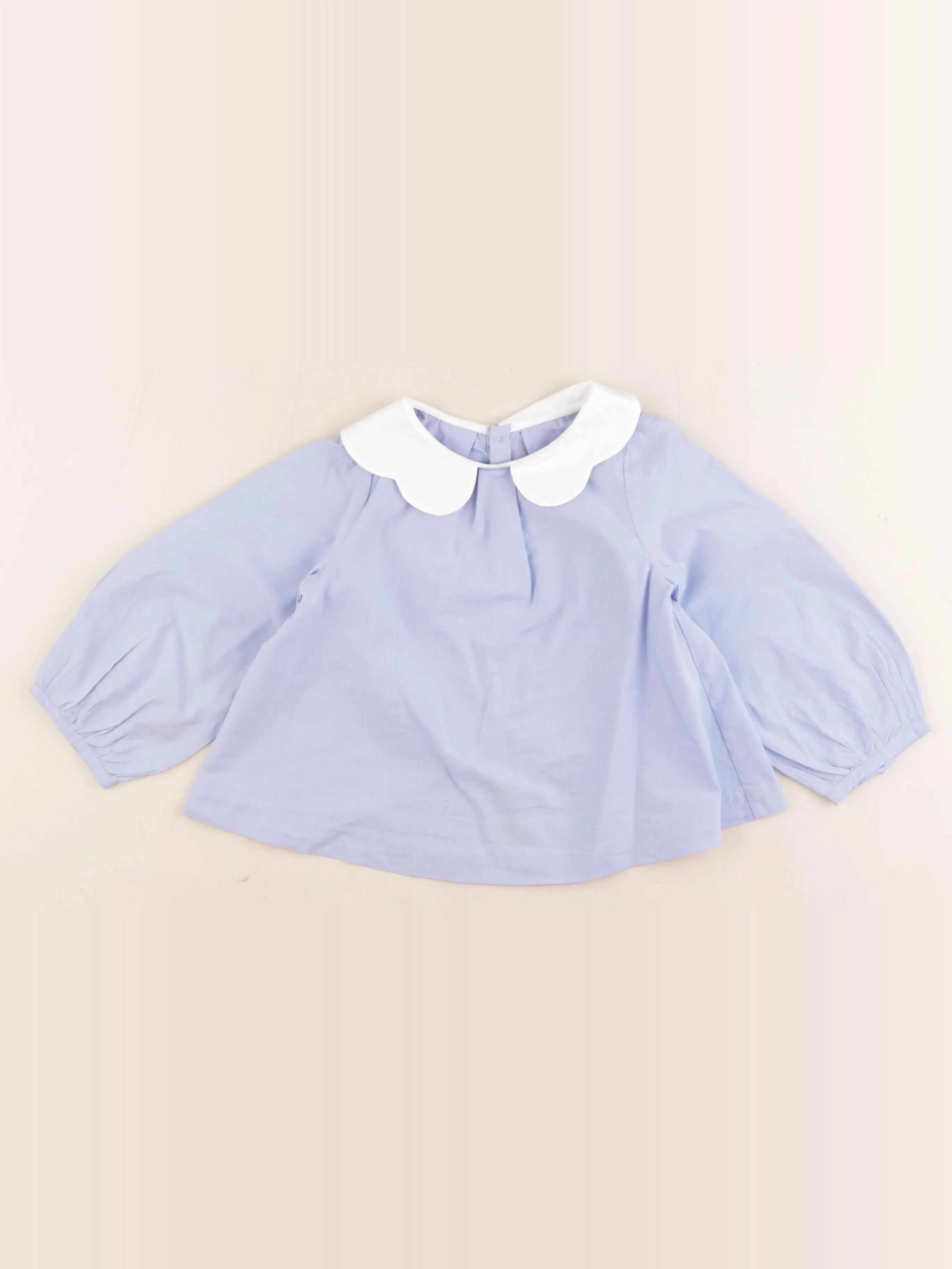 Jacadi - blouse bleu - 36 mois
