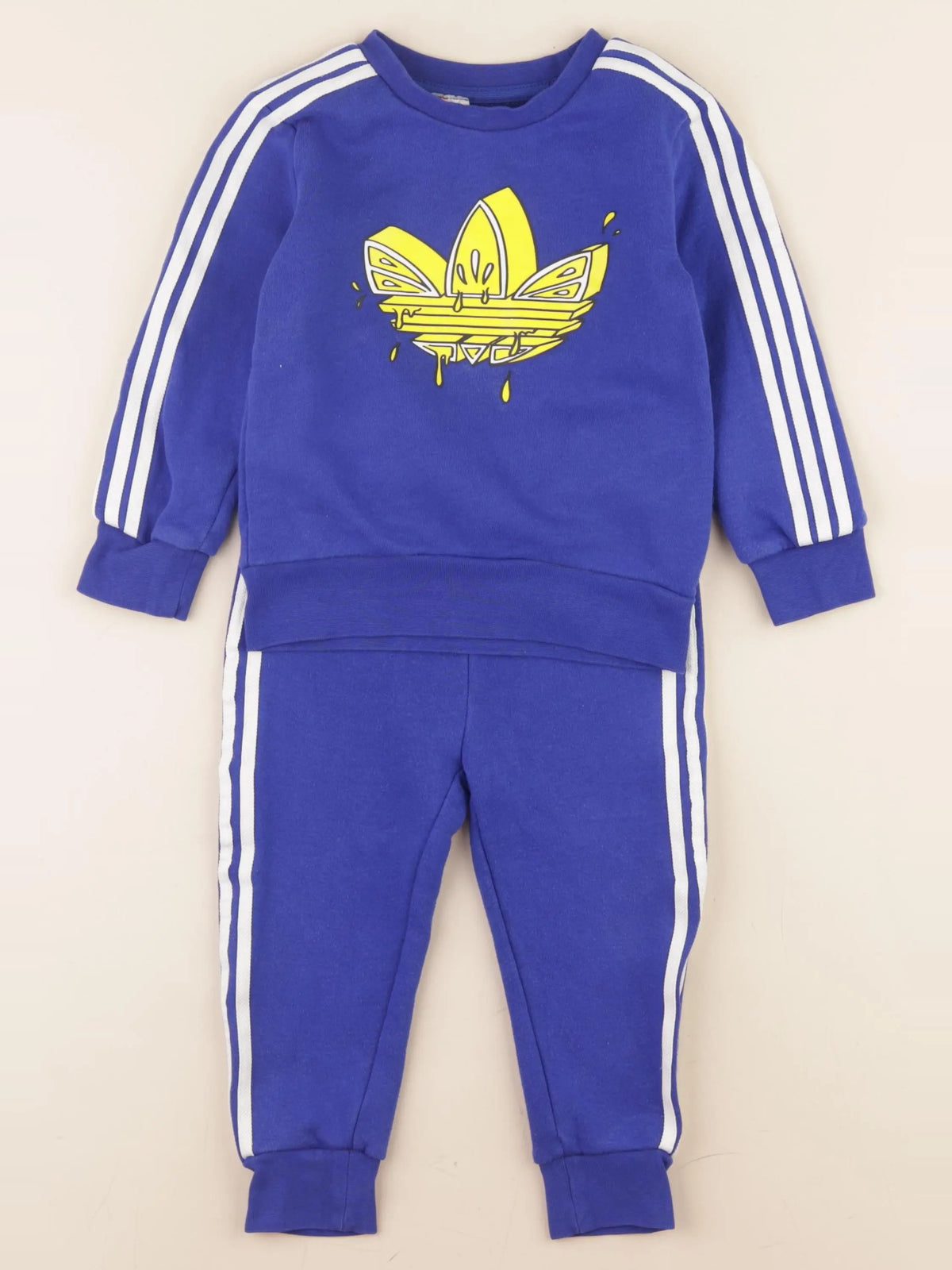 Adidas - ensemble bleu - 18/24 mois