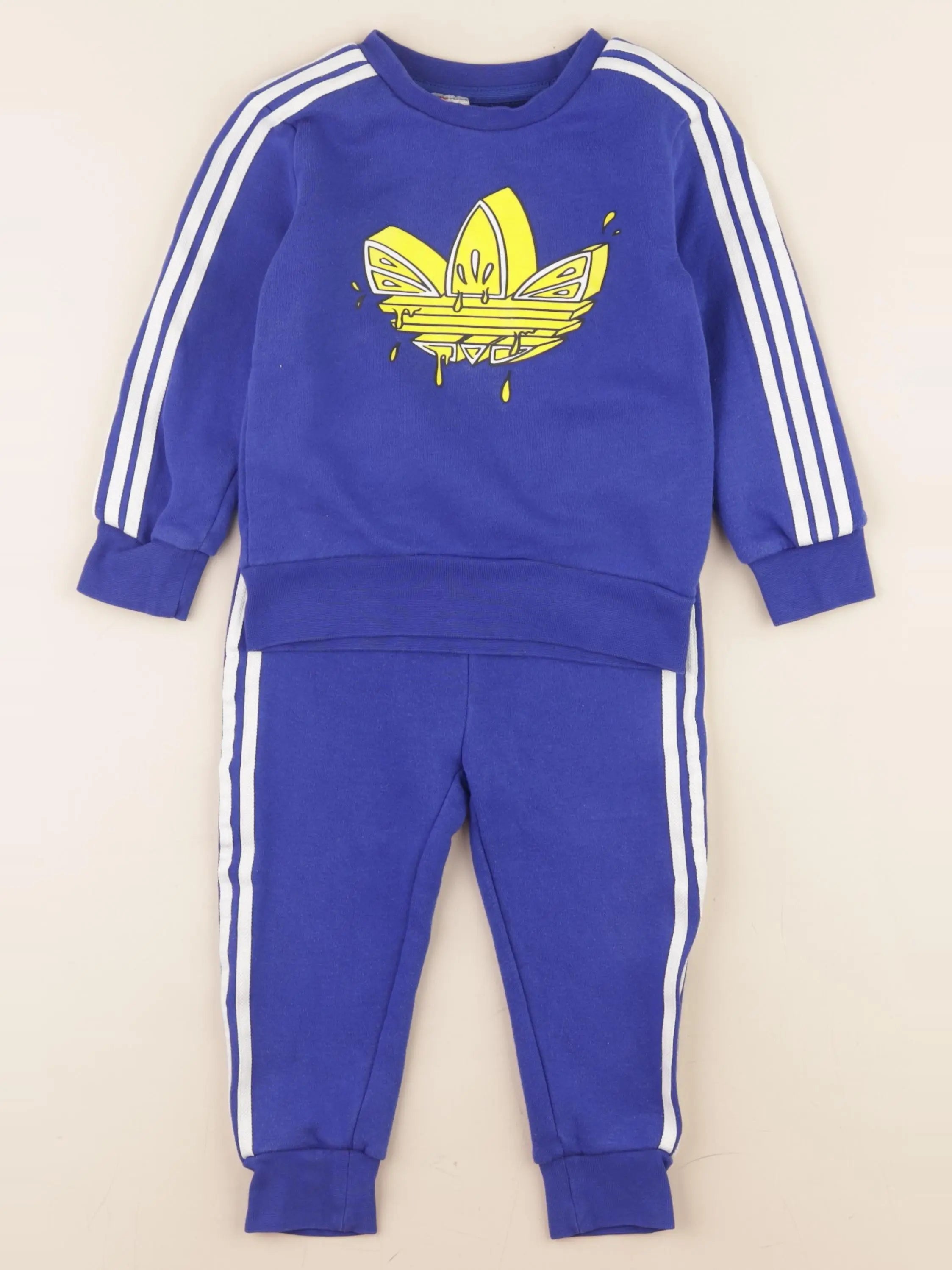Adidas - ensemble bleu - 18/24 mois