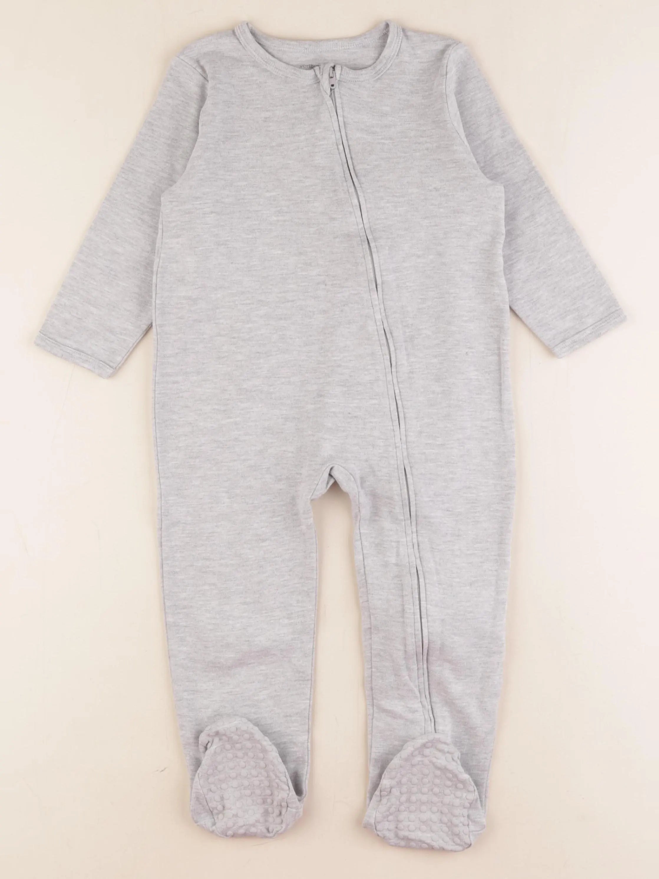 Vertbaudet - pyjama coton gris - 36 mois