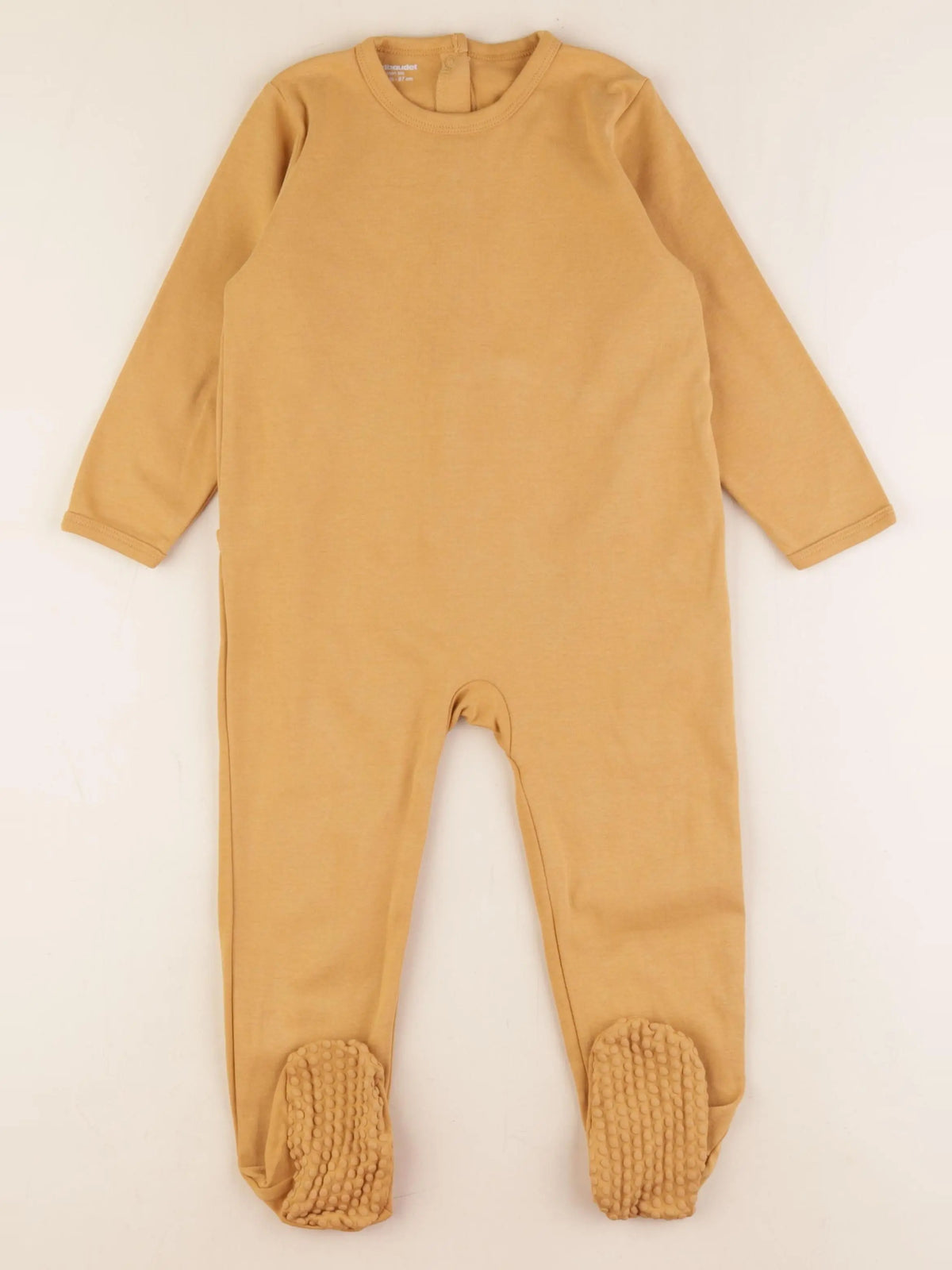 Vertbaudet - pyjama coton jaune - 36 mois