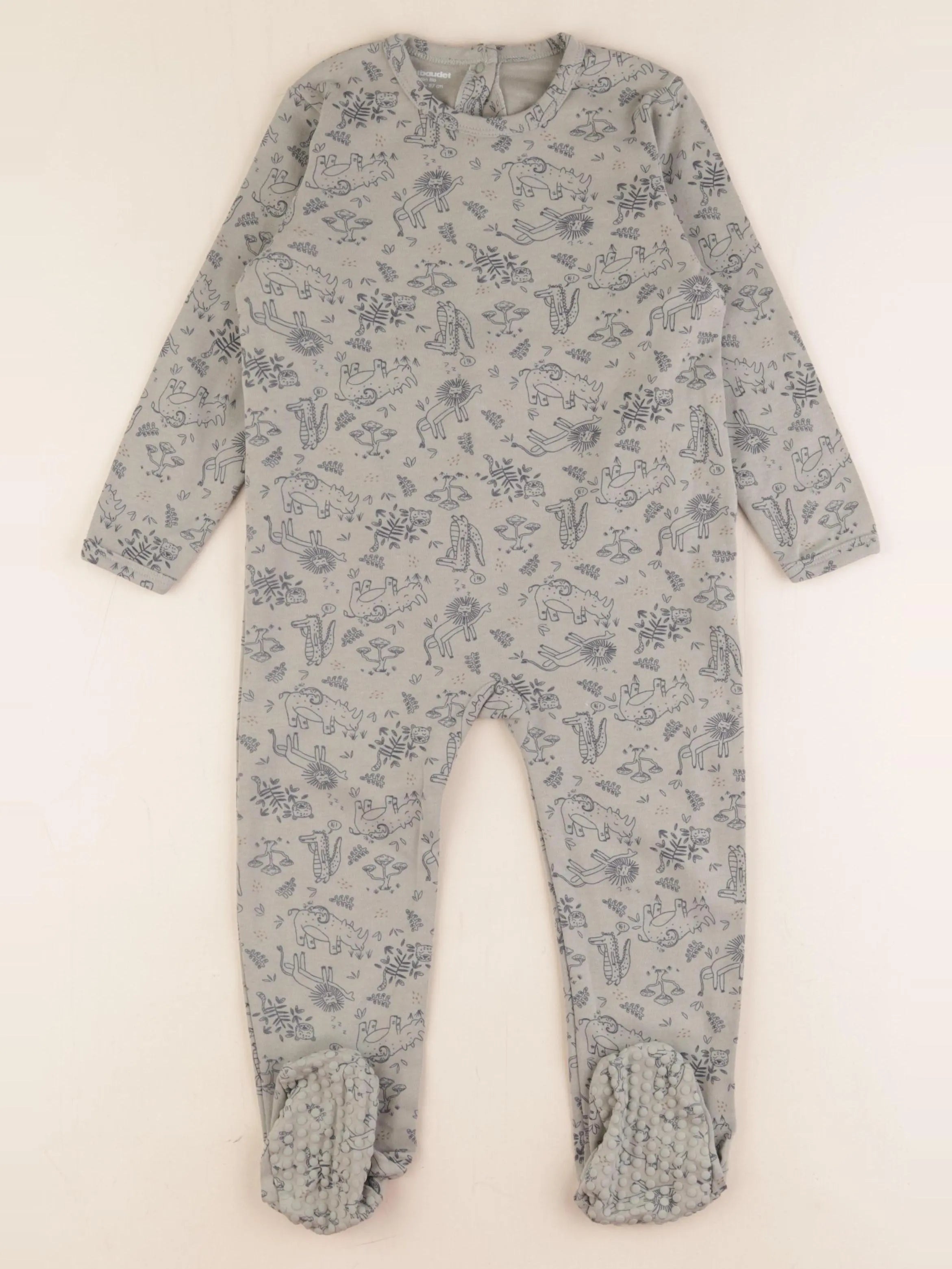 Vertbaudet - pyjama coton vert - 36 mois