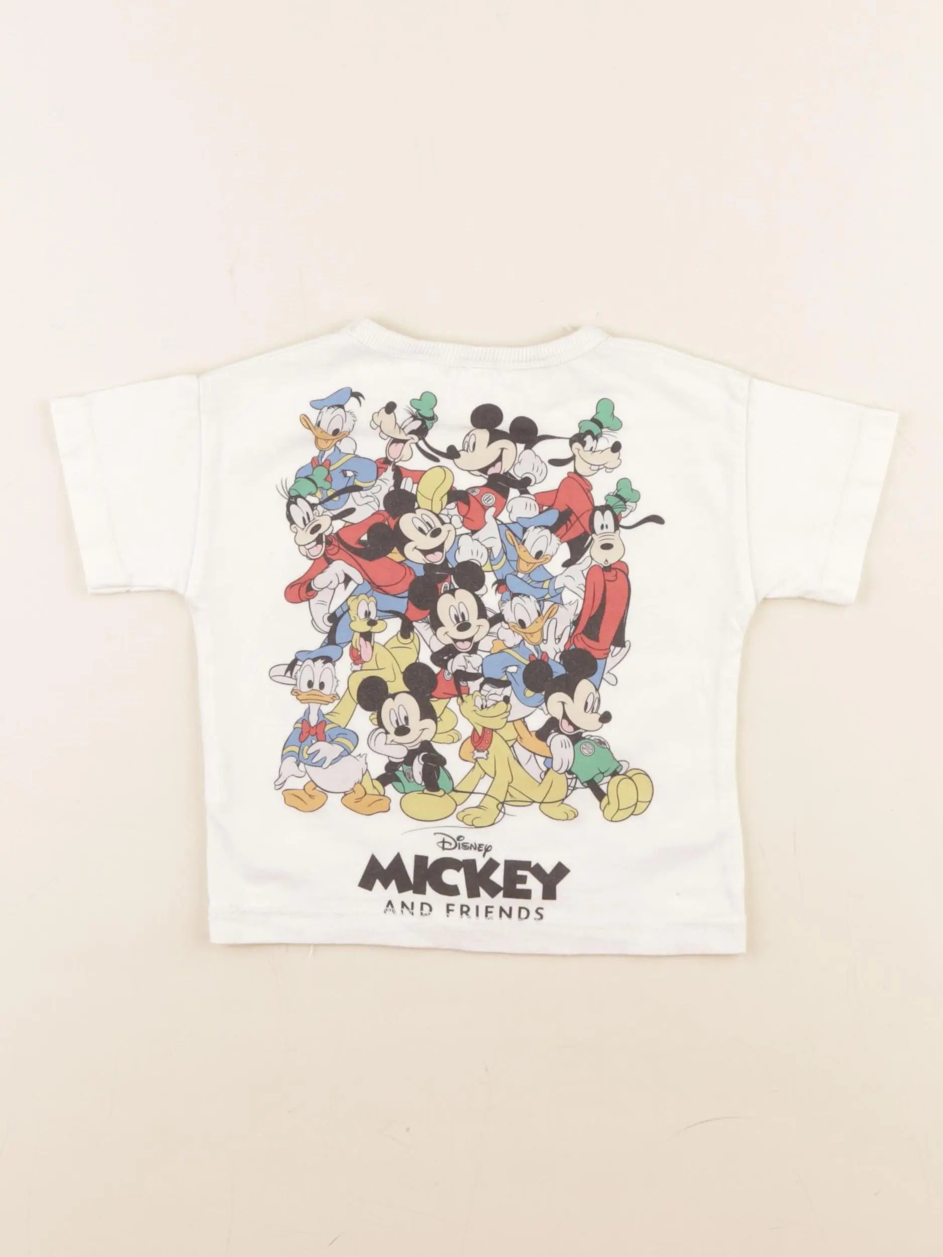 Zara - tee-shirt imprimé au dos beige - 3/6 mois