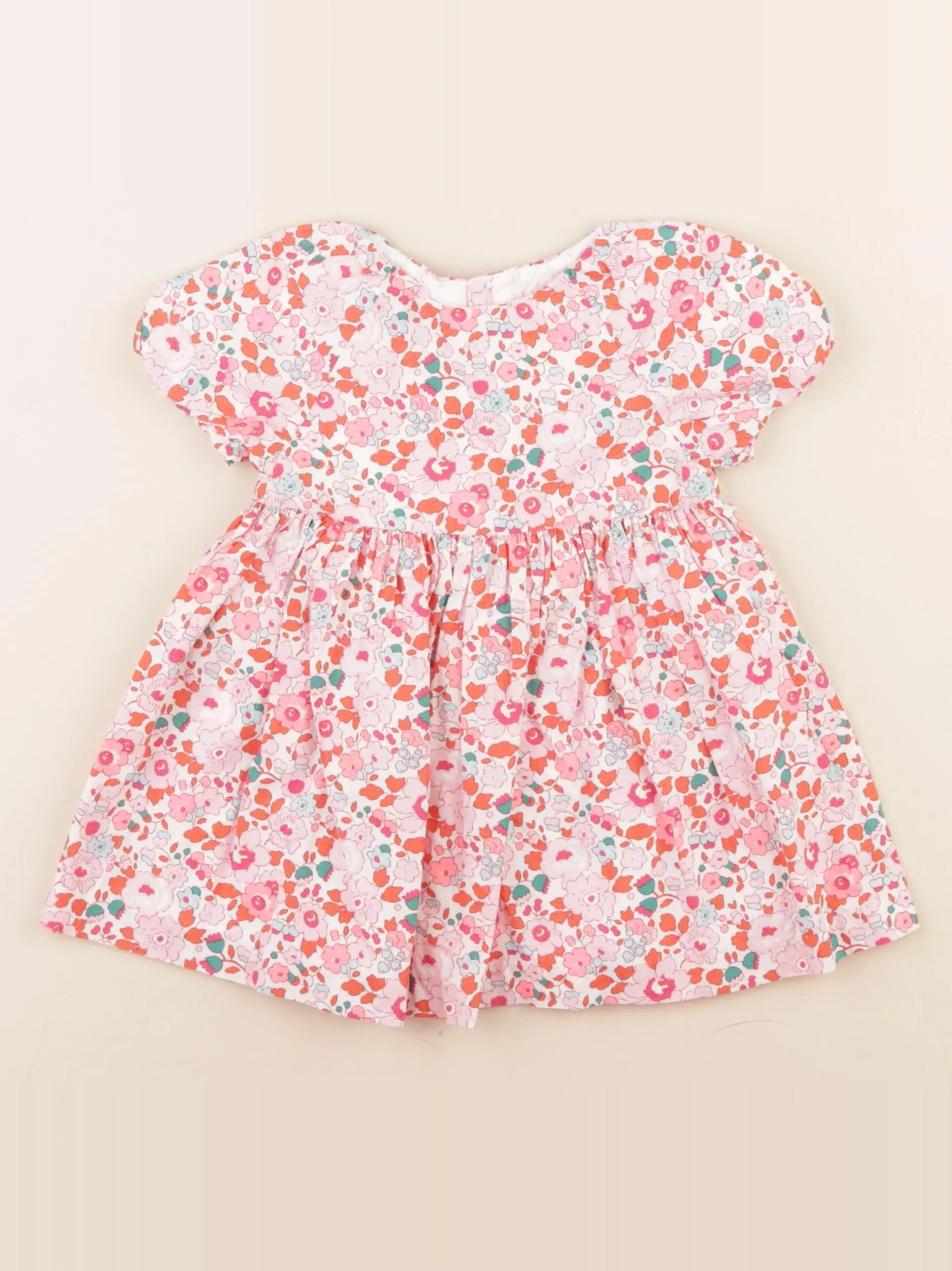 Jacadi - robe liberty rose - 12 mois