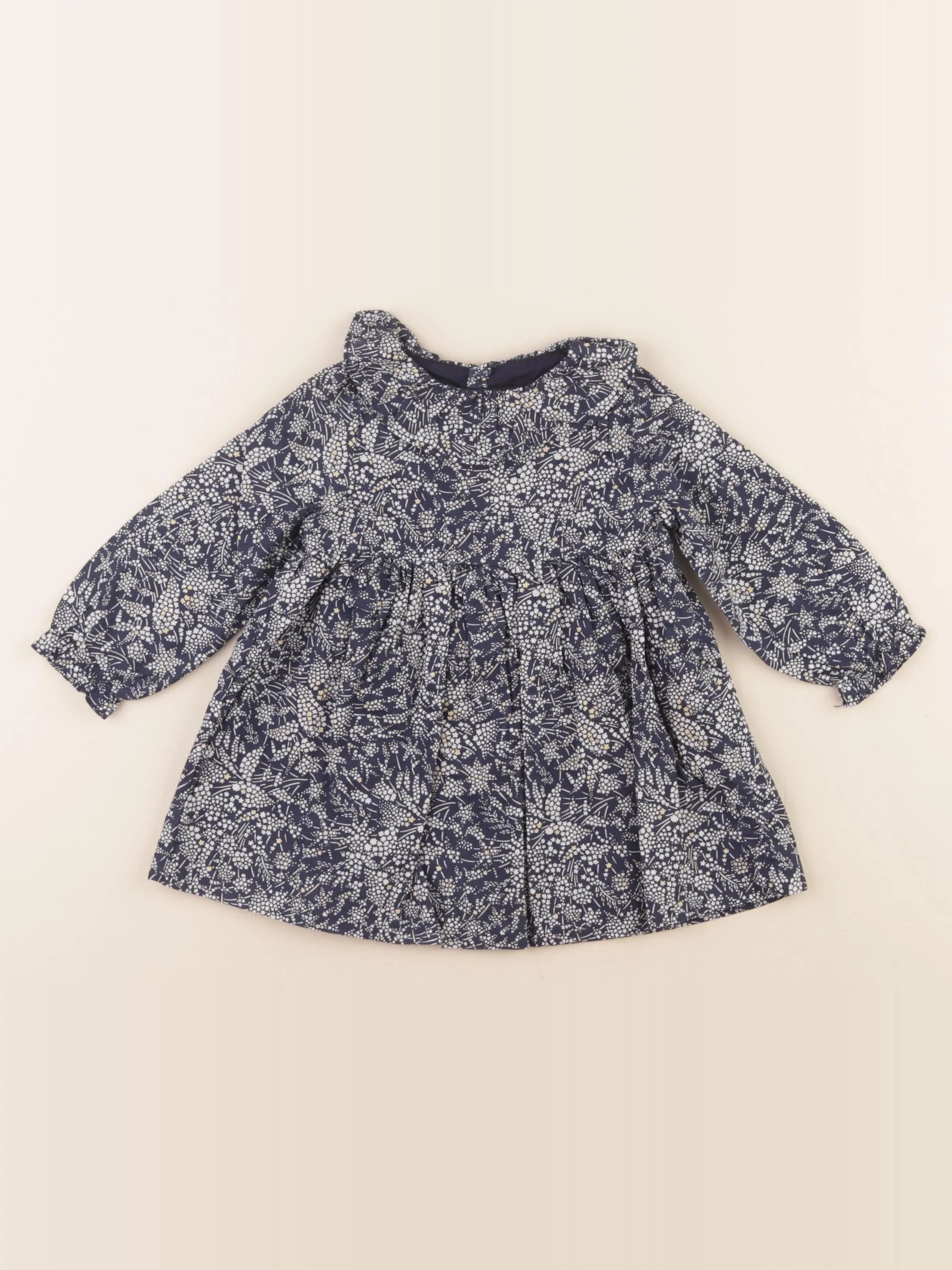 Jacadi - robe bleu - 12 mois
