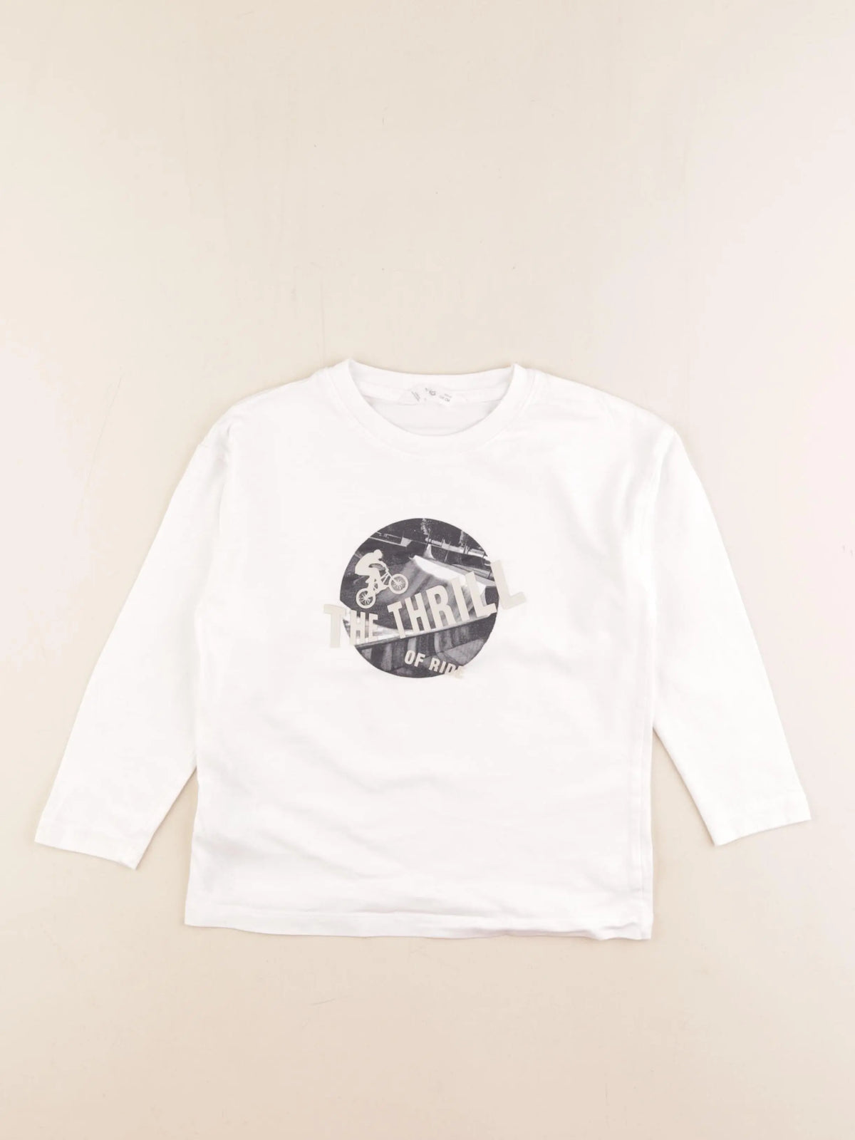 Mango - tee-shirt blanc - 5/6 ans