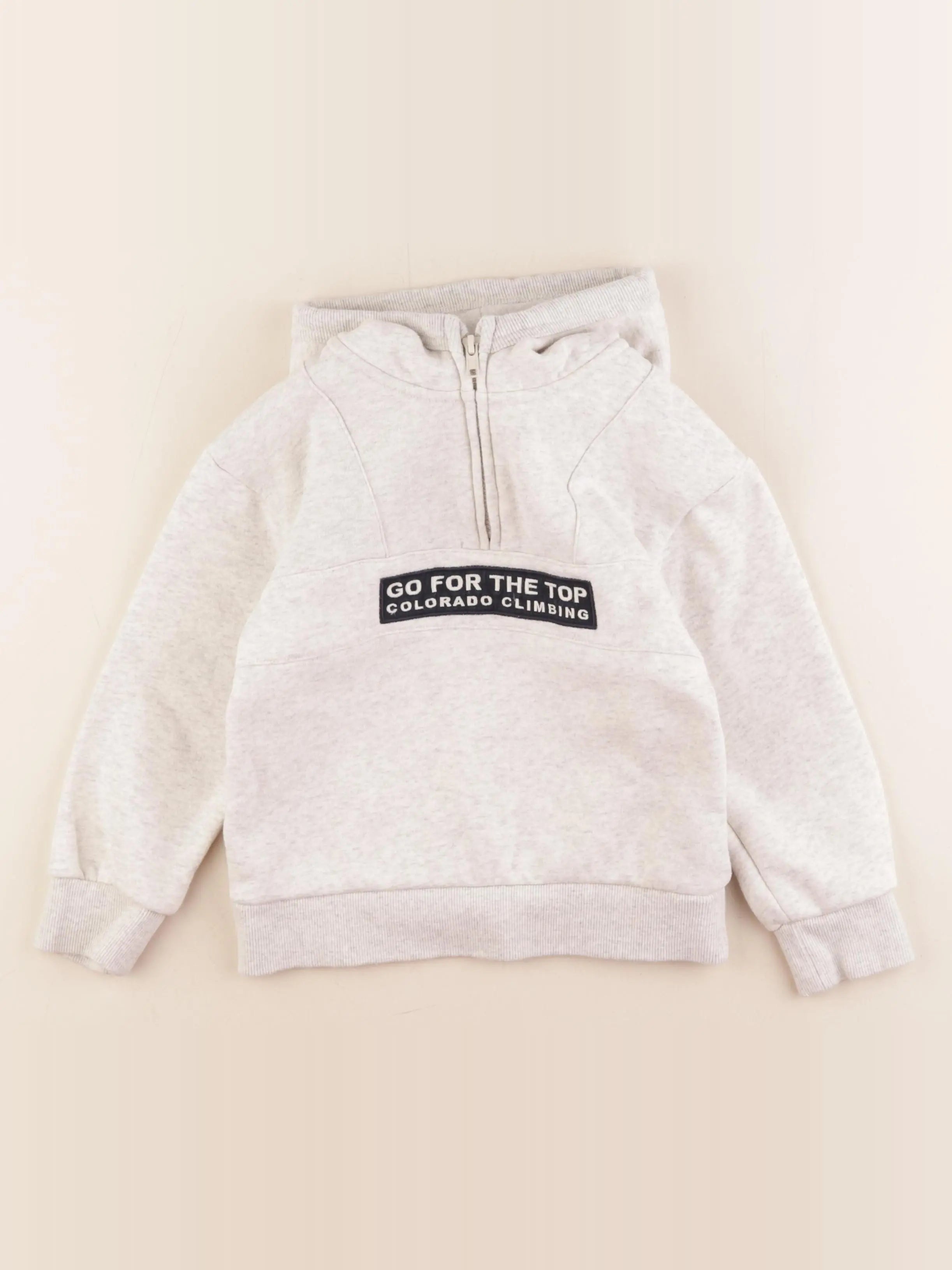 Vertbaudet - sweat gris - 5 ans