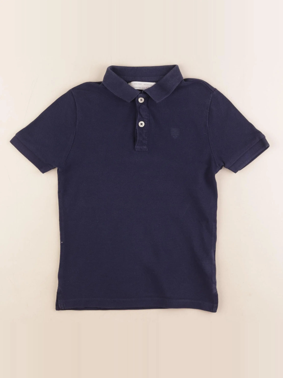 Zara - polo bleu - 6/7 ans