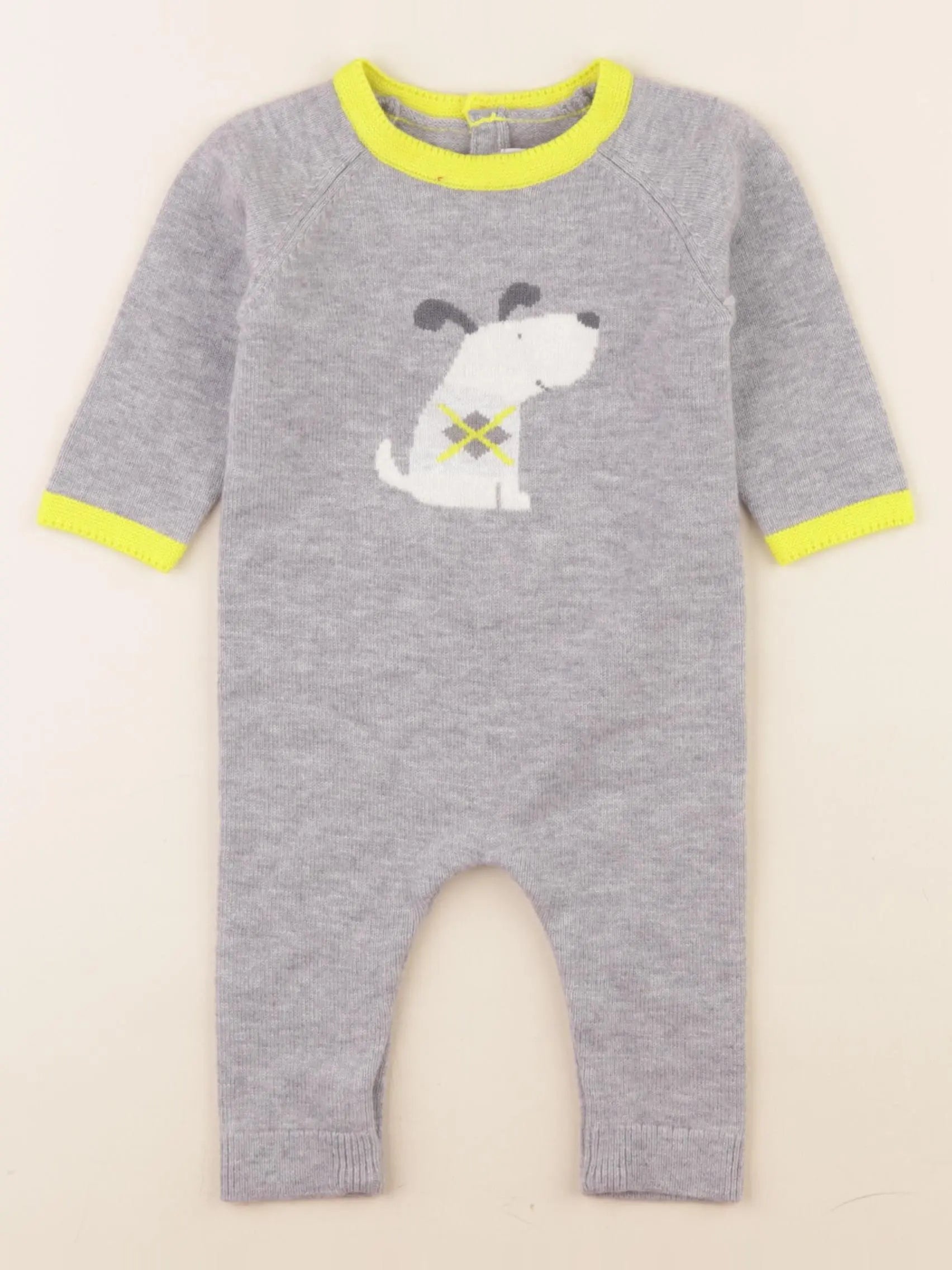 Jacadi - combinaison gris - 6 mois