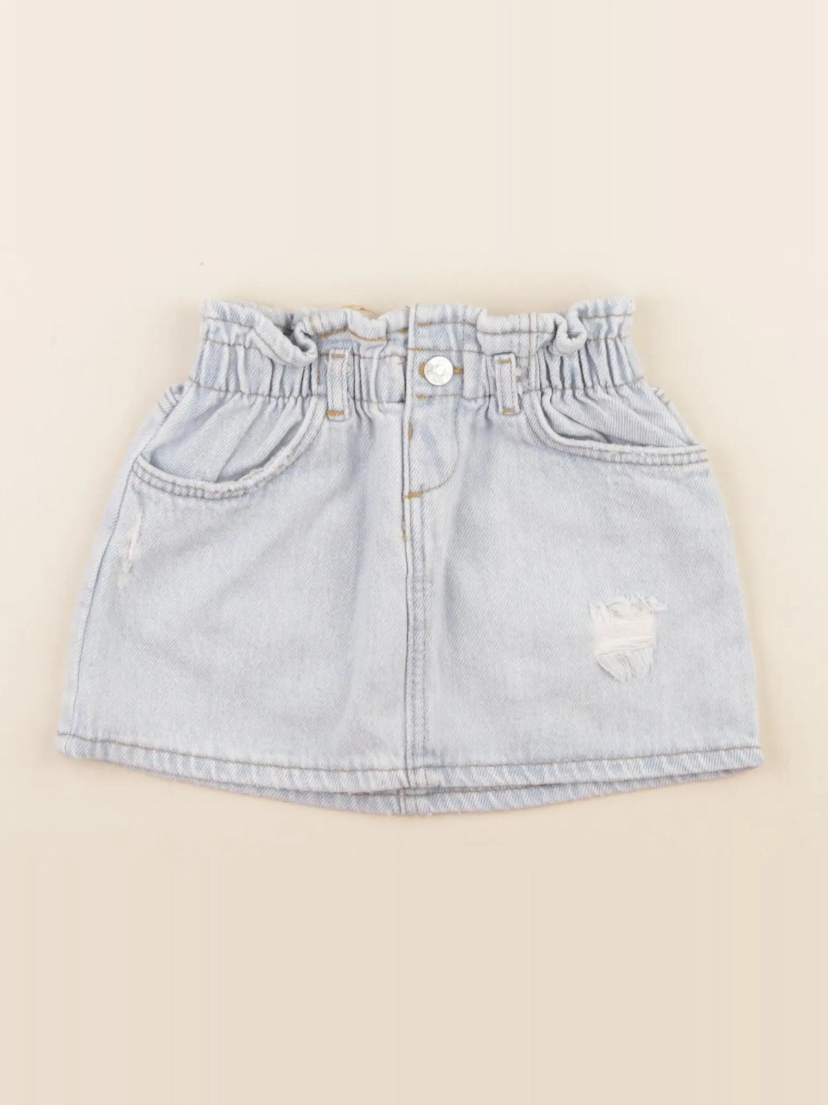 Zara - jupe bleu - 12/18 mois