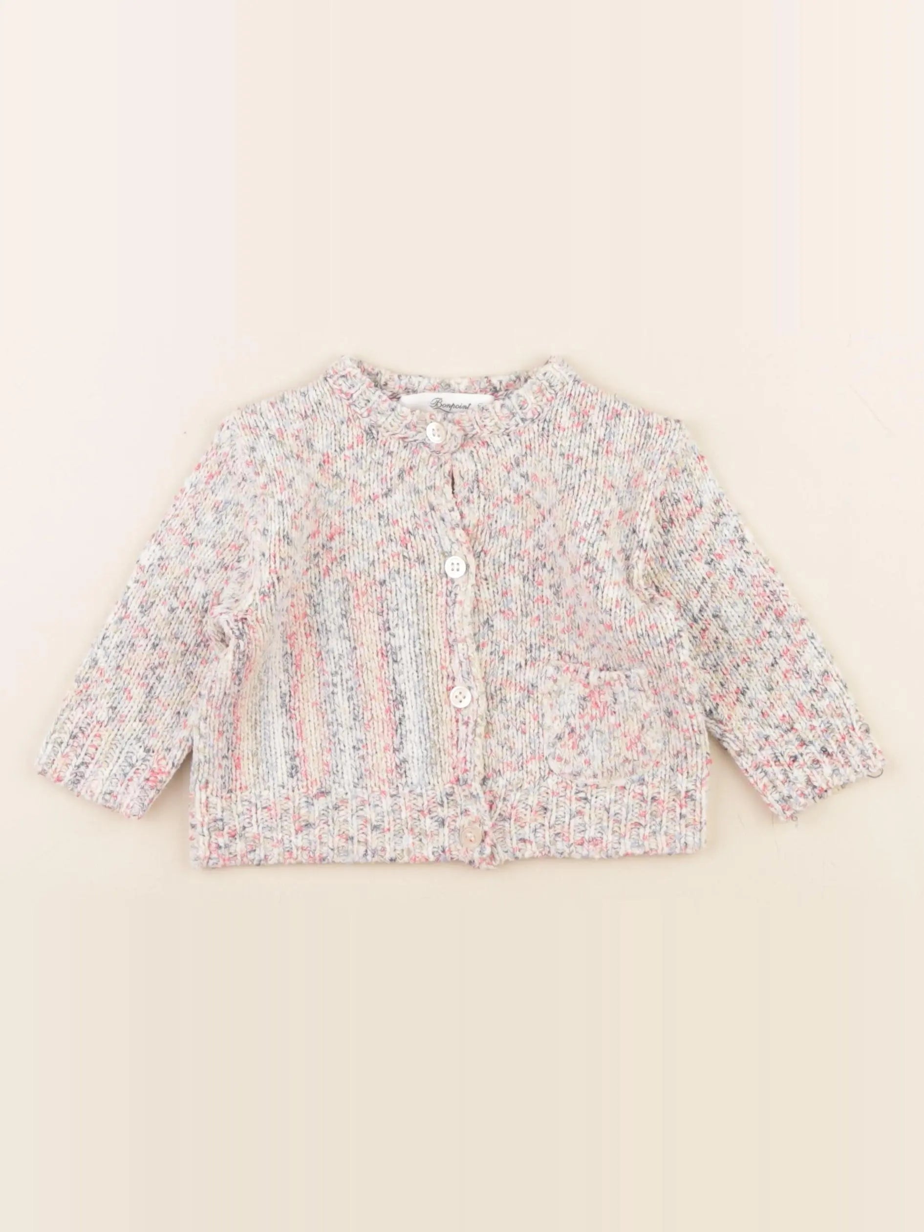 Bonpoint - gilet multicolore - 12 mois