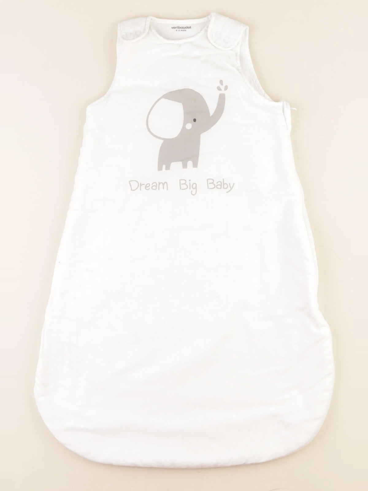 Vertbaudet - gigoteuse TOG 2,5 blanc - 0/6 mois