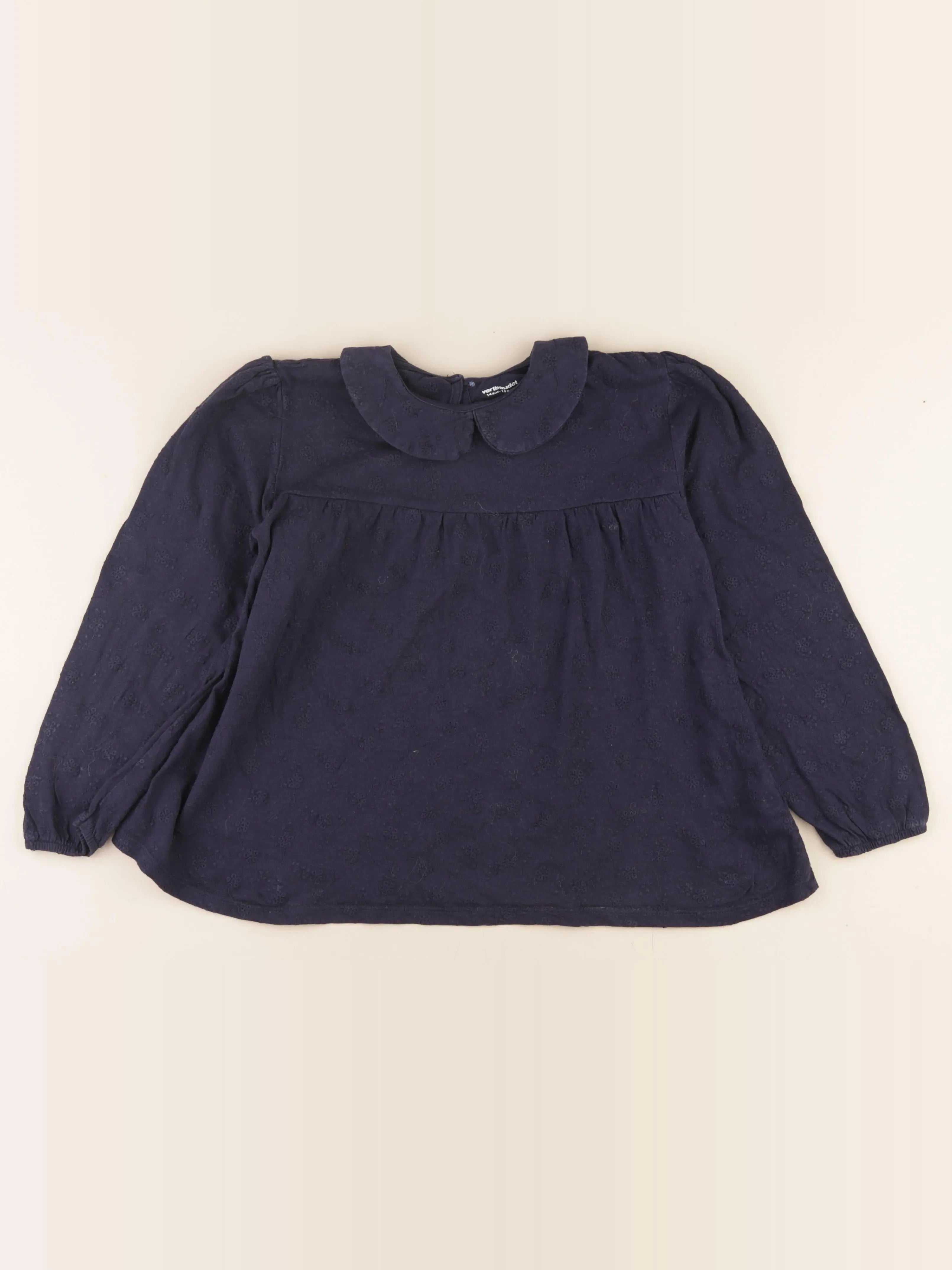 Vertbaudet - tee-shirt bleu - 14 ans