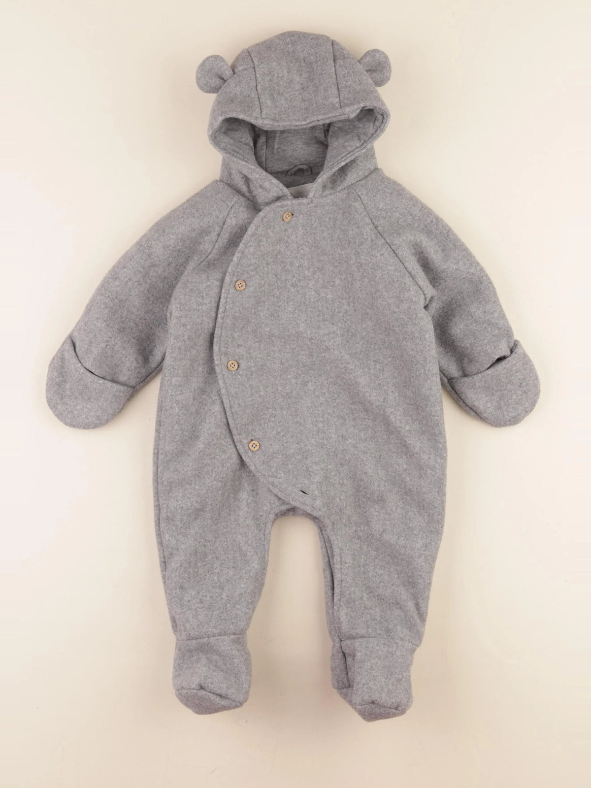 Vertbaudet - combi-pilote gris - 6 mois