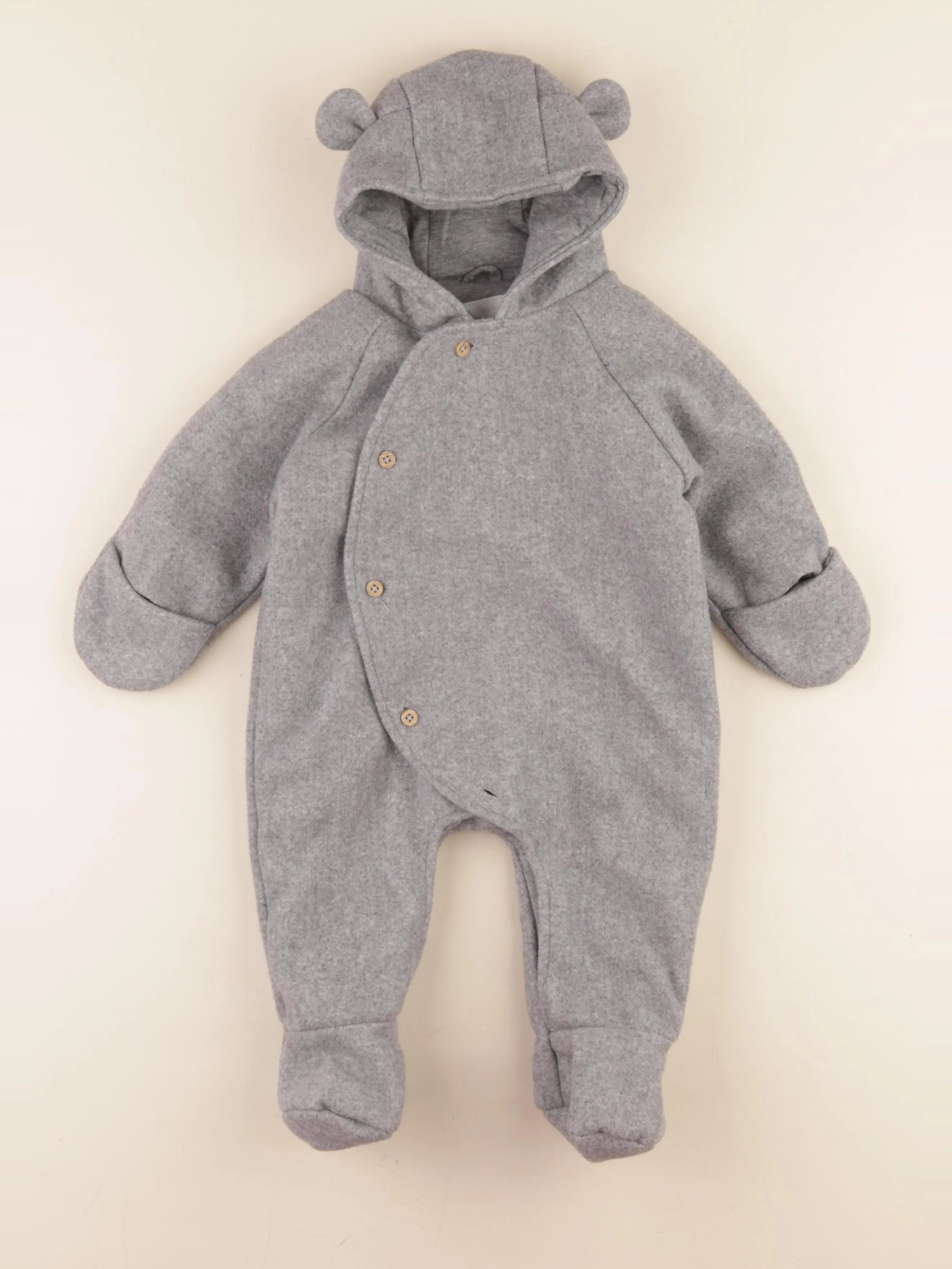 Vertbaudet - combi-pilote gris - 6 mois