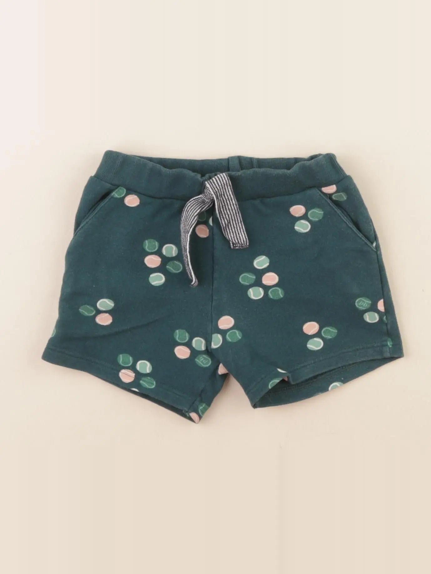 Petit Bateau - short vert - 12 mois
