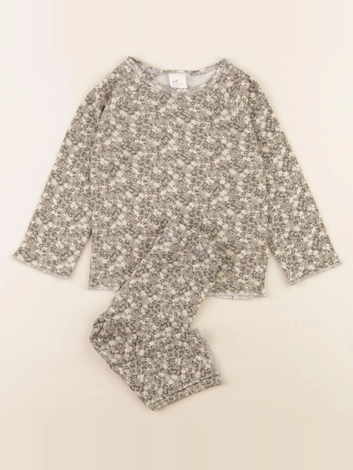 H&M - pyjama coton multicolore - 6/9 mois