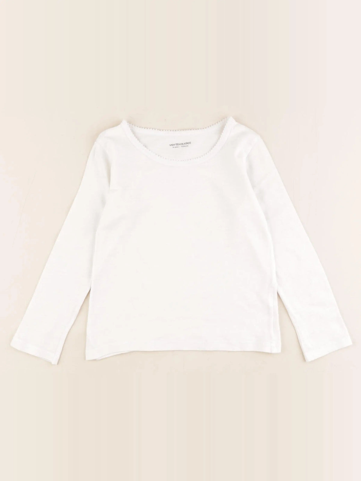 Vertbaudet - maillot de corps blanc - 3 ans