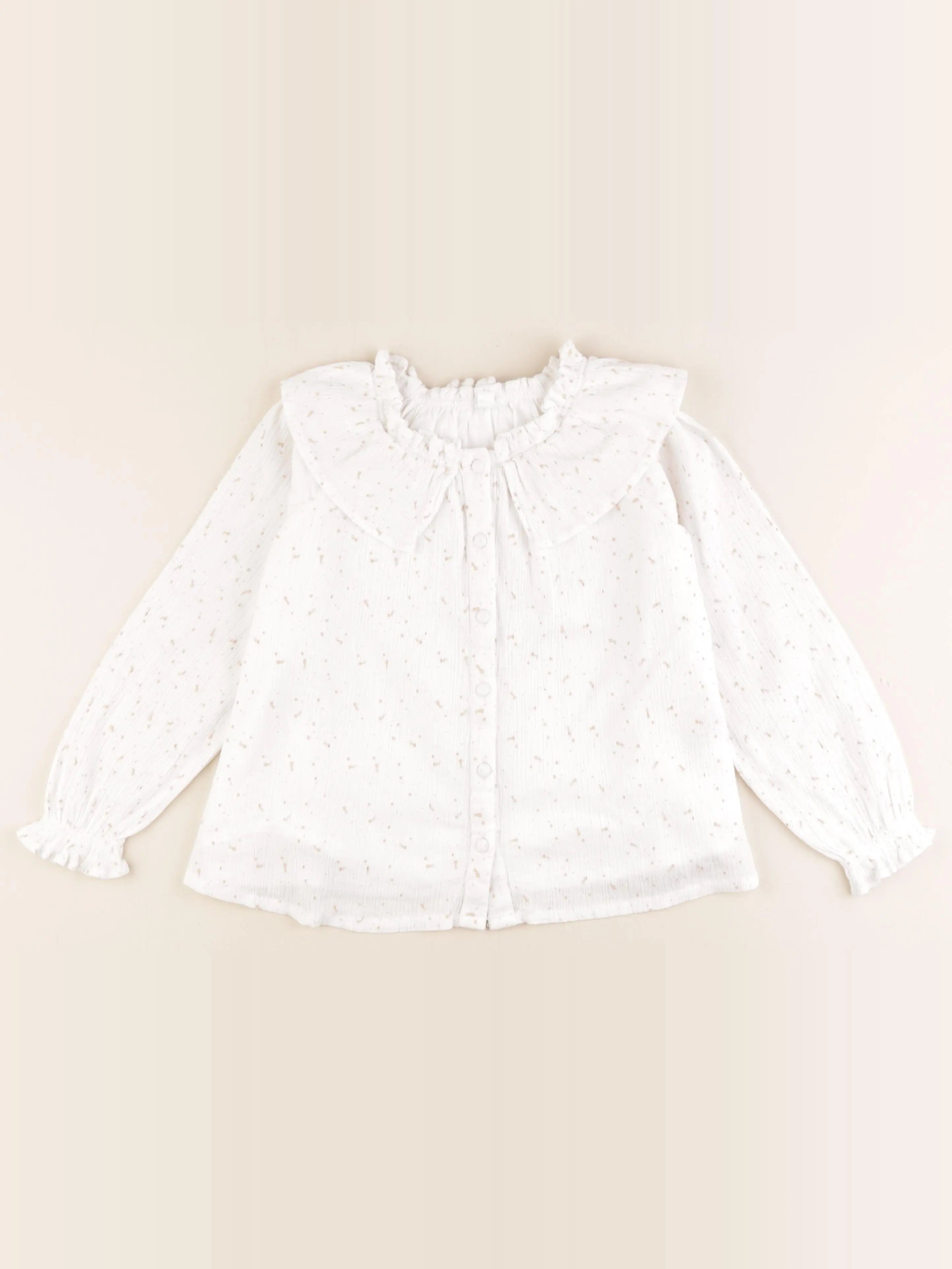 Vertbaudet - blouse blanc - 7 ans