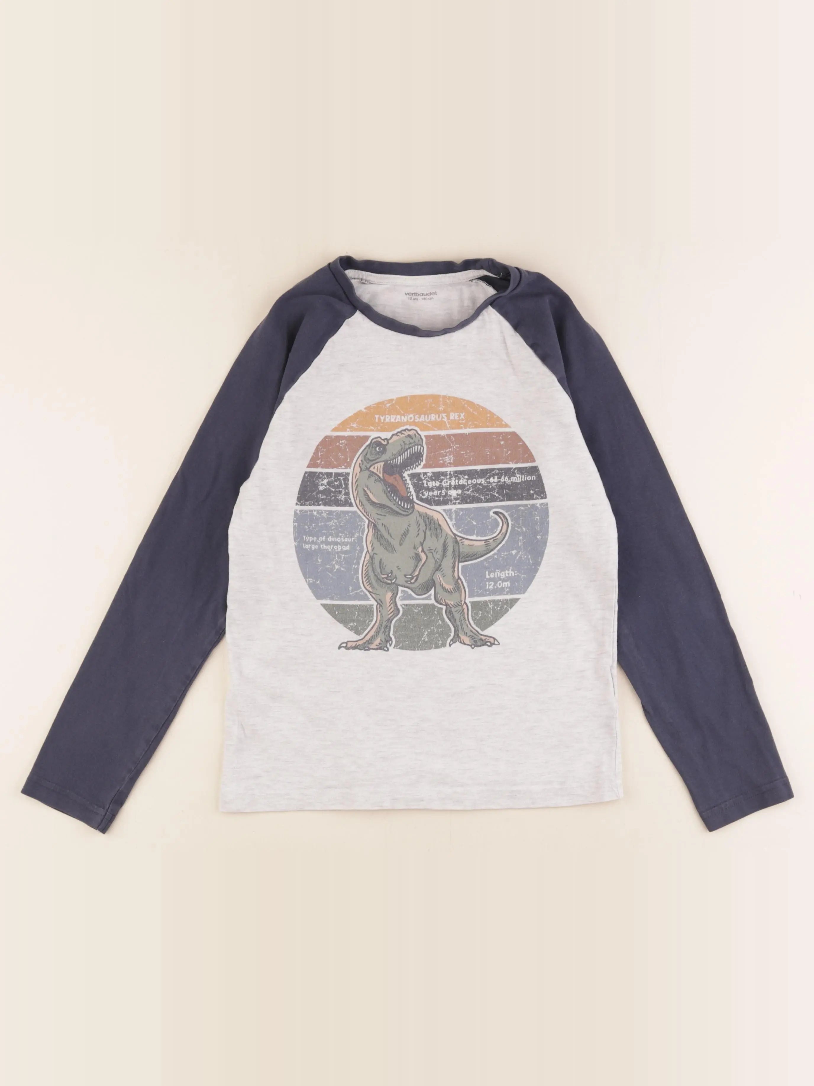 Vertbaudet - tee-shirt multicolore - 10 ans