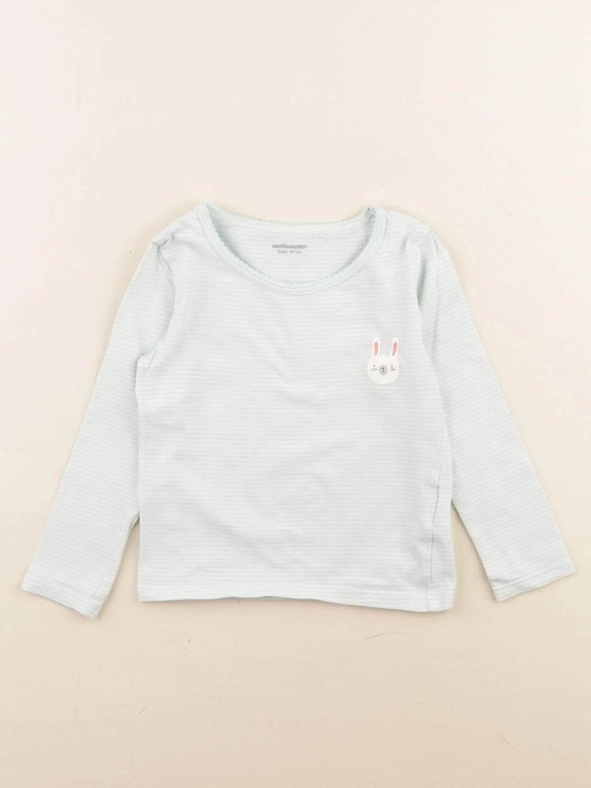 Vertbaudet - maillot de corps bleu - 3 ans