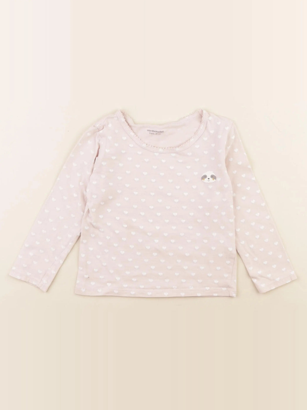 Vertbaudet - maillot de corps rose - 3 ans