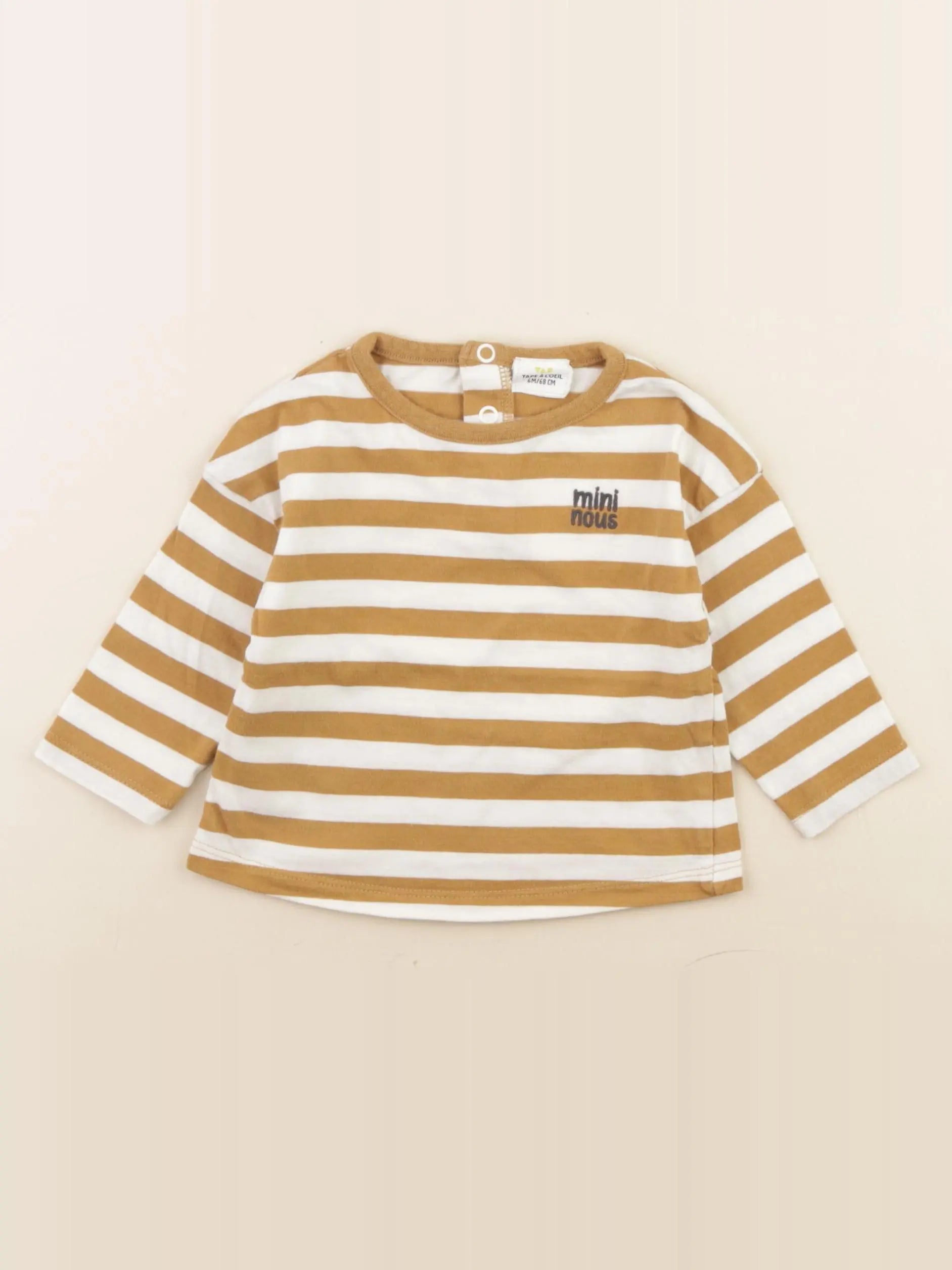 Tape à l'oeil - tee-shirt marron - 6 mois