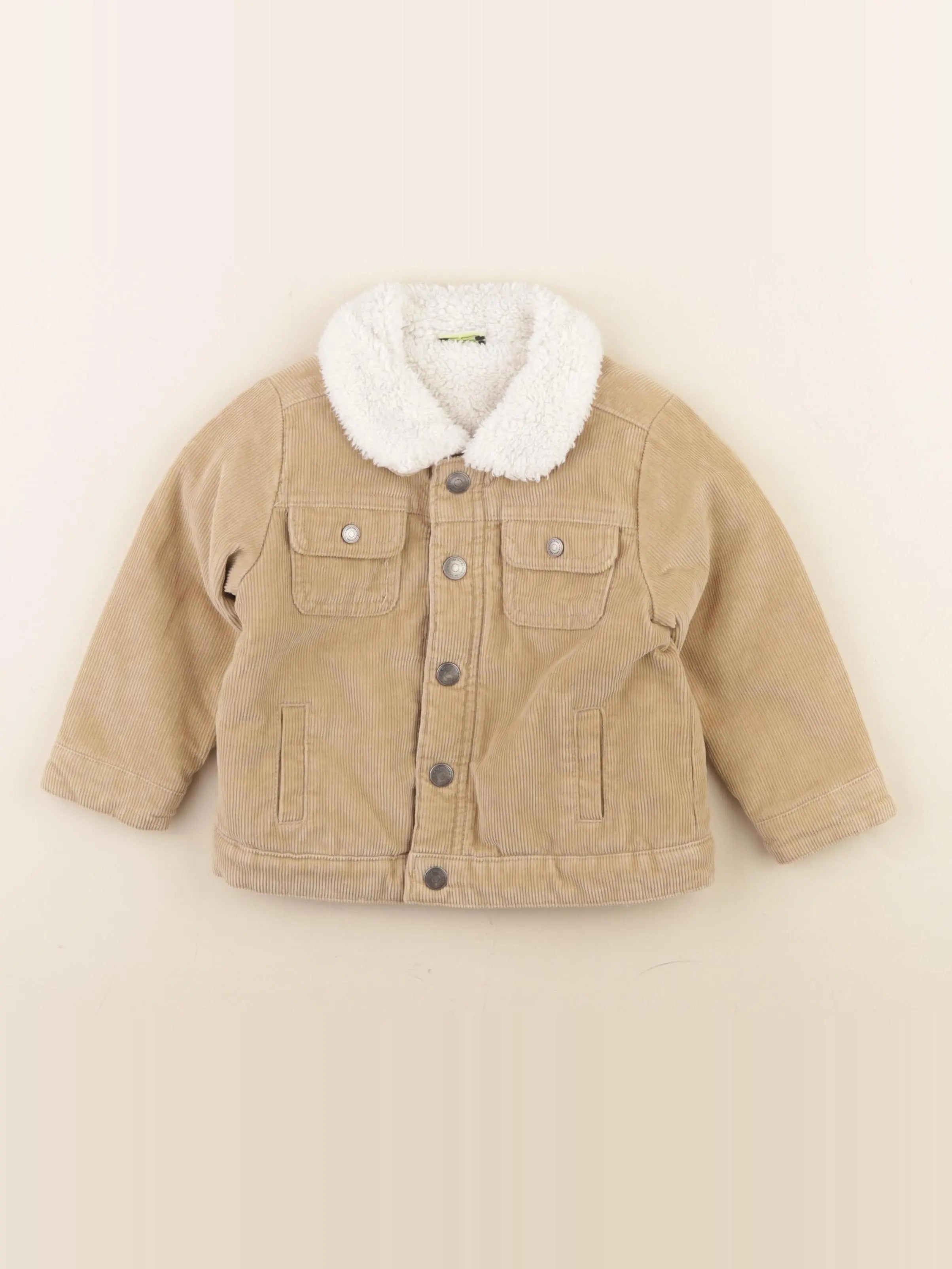 Tape à l'oeil - veste doublé marron - 24 mois