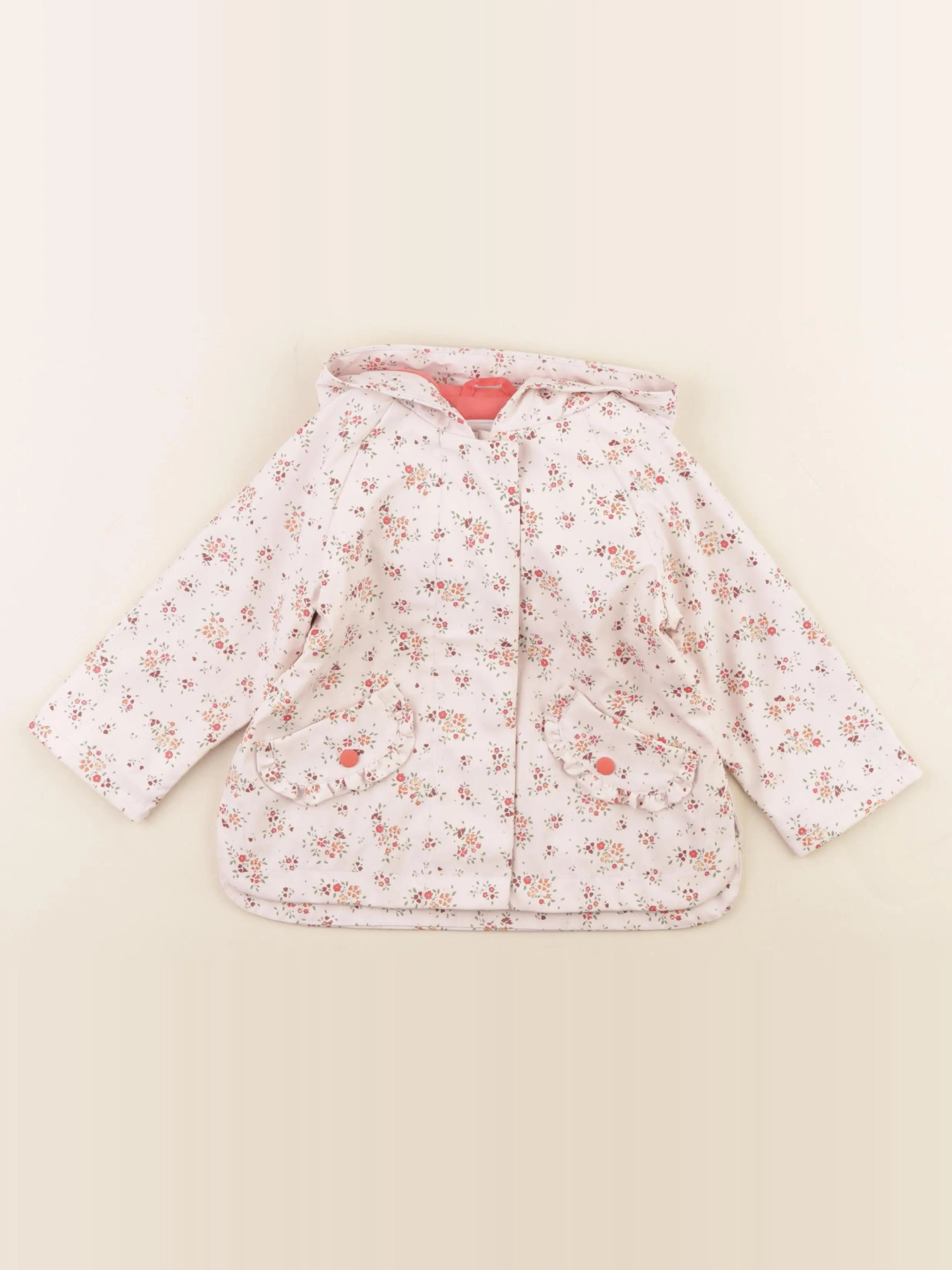 Vertbaudet - imperméable rose - 18 mois