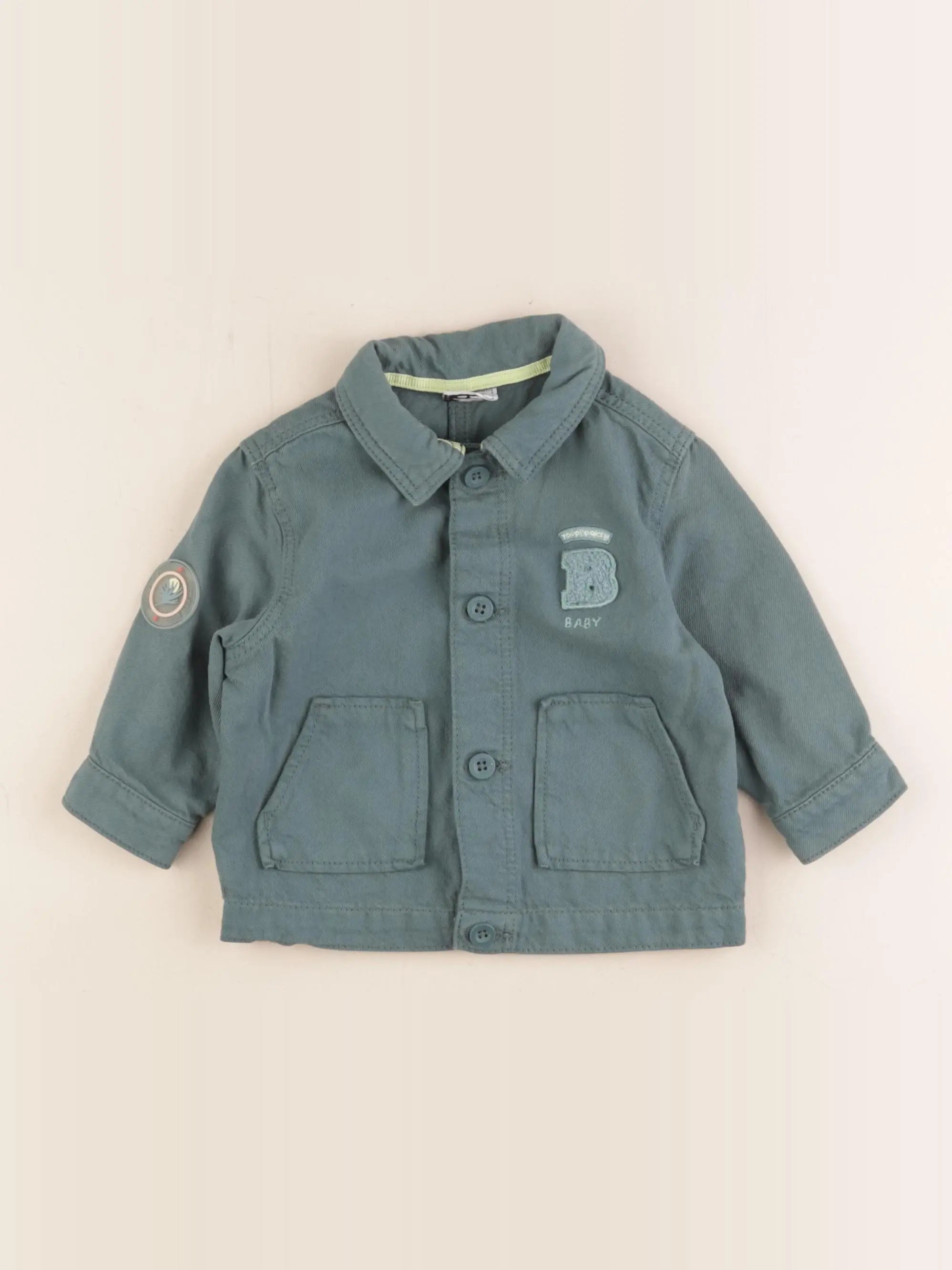 Tape à l'oeil - veste vert - 9 mois