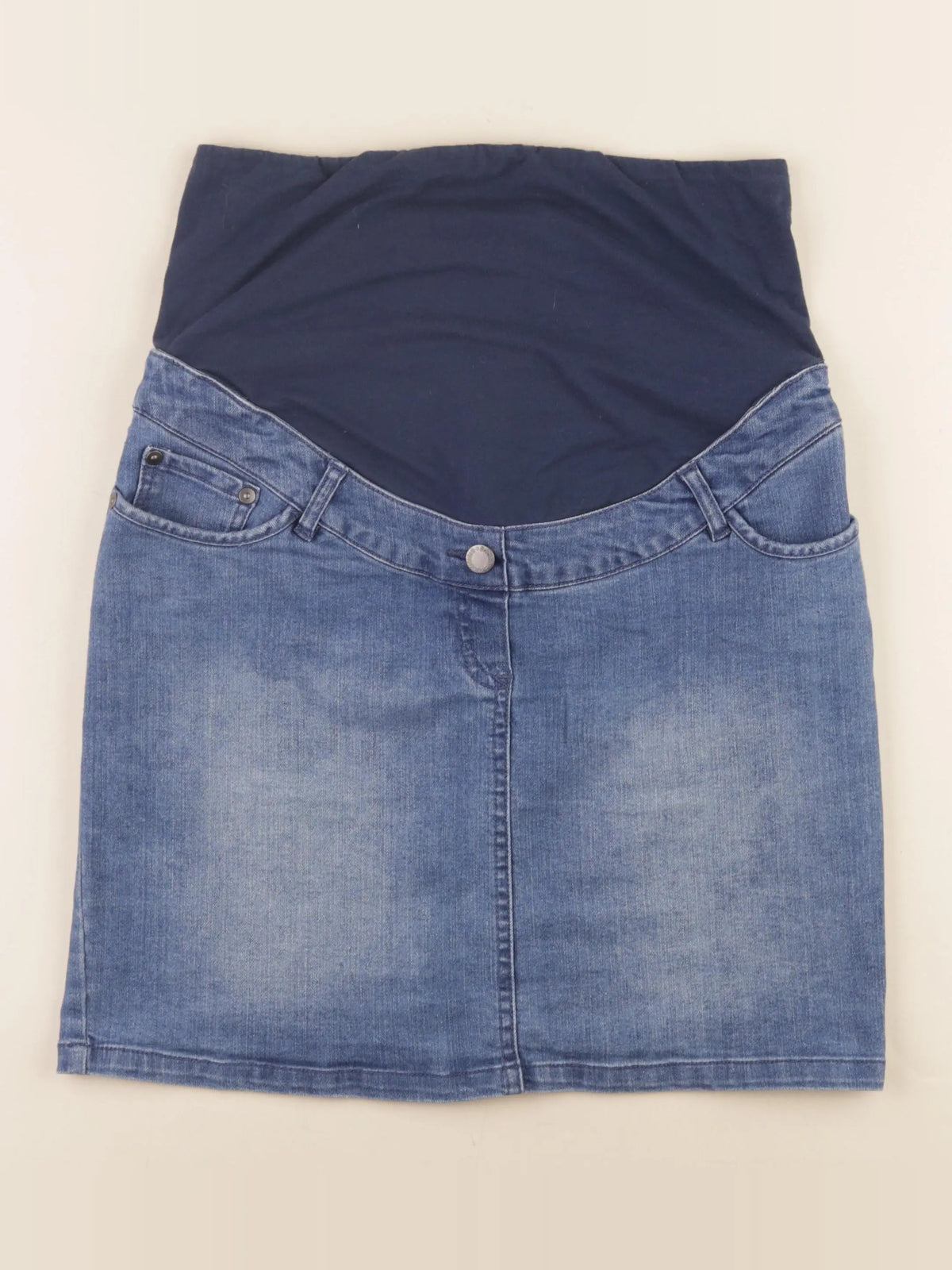 Vertbaudet - jupe grossesse bleu - 36