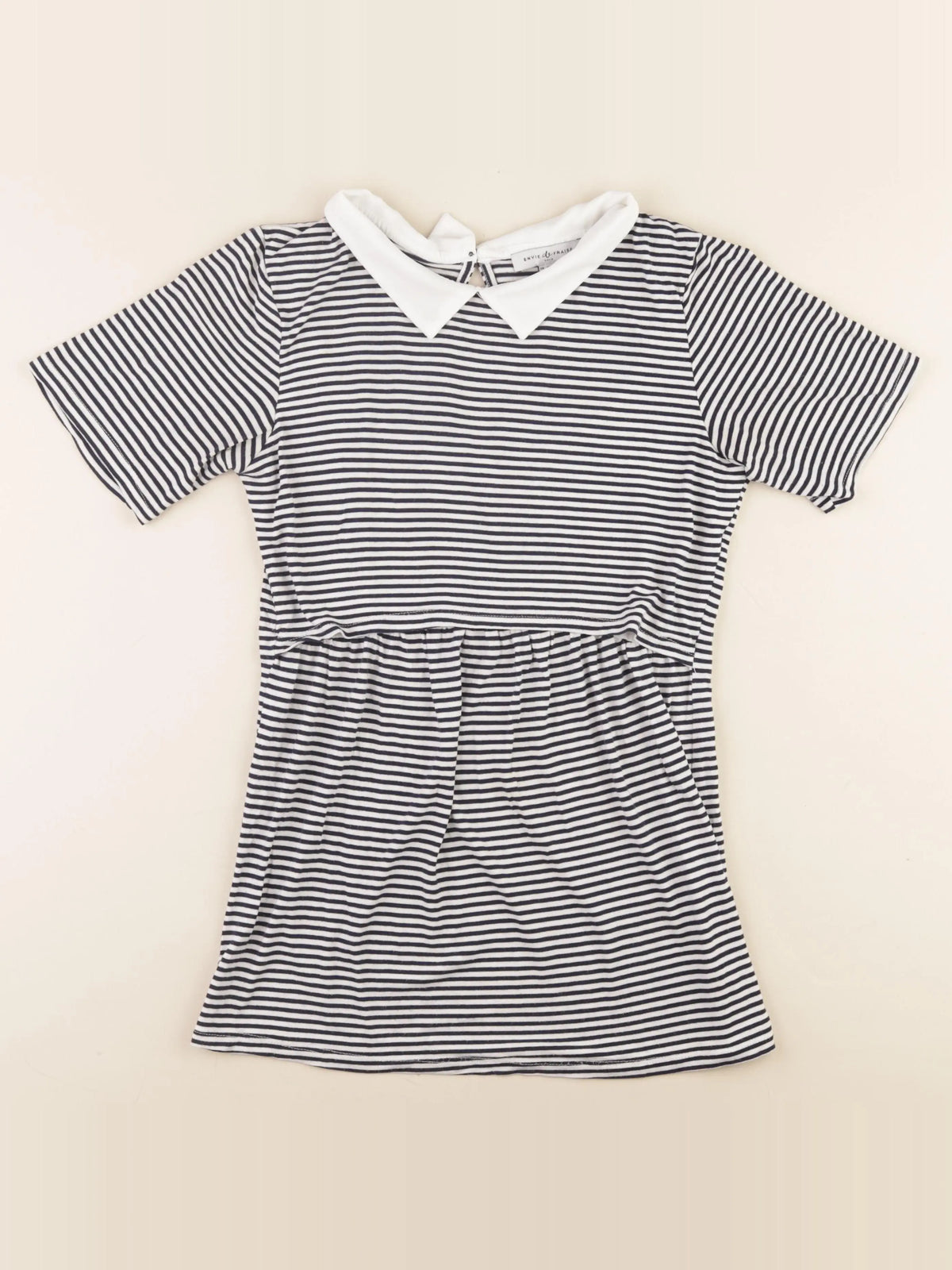 Envie de fraise - tee-shirt allaitement bleu, blanc - 36 à 38