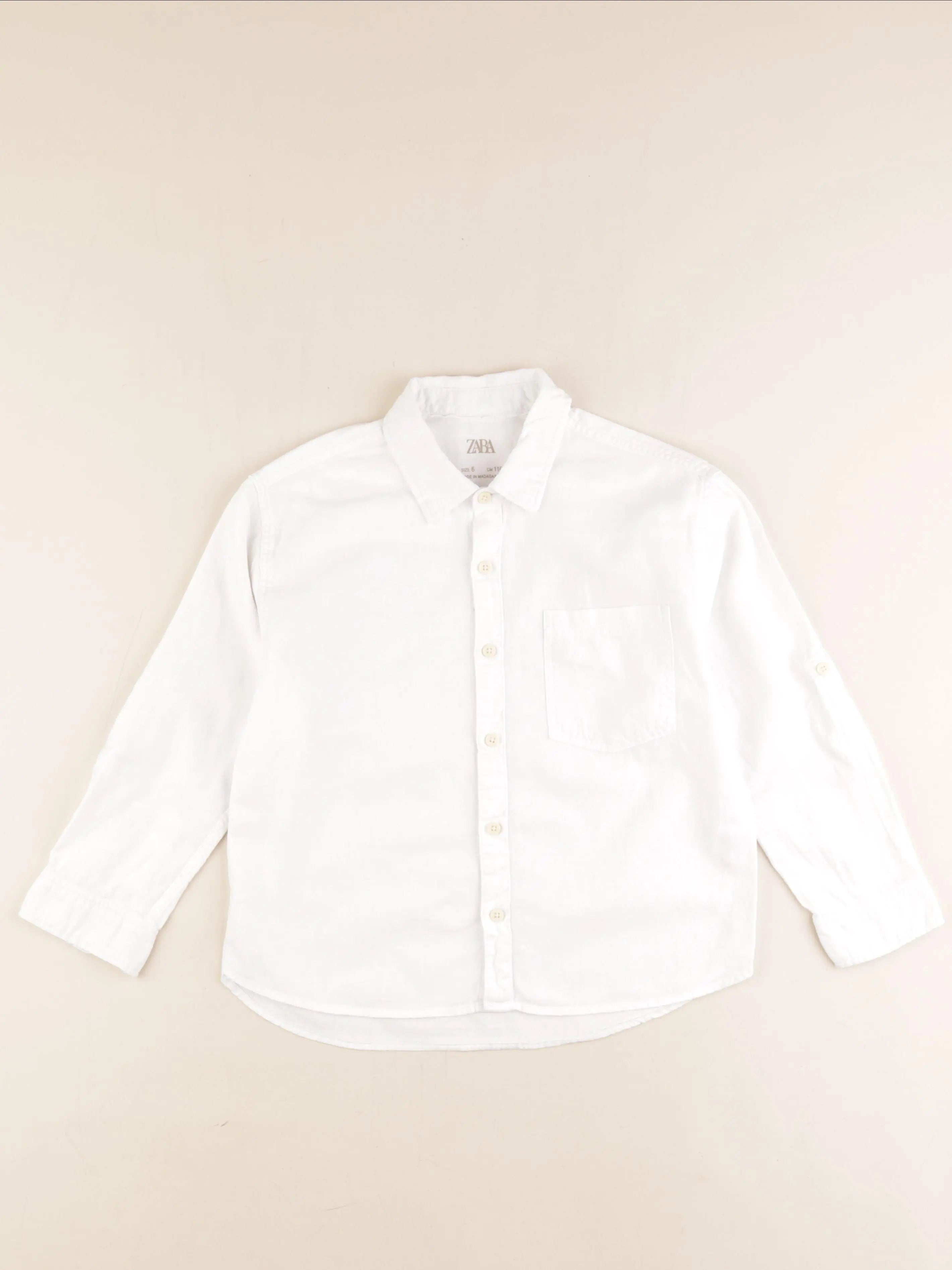Zara - chemise blanc - 6 ans