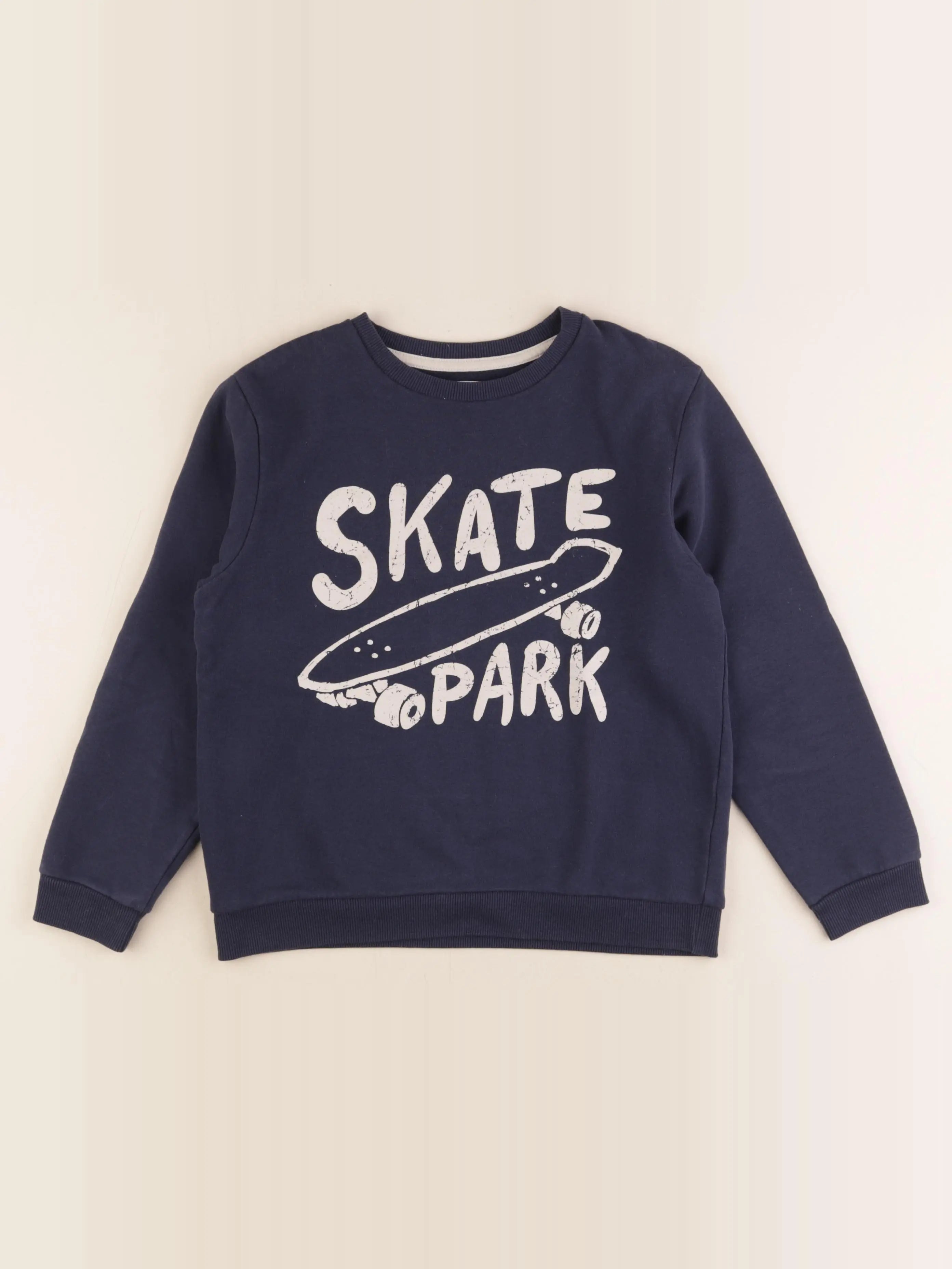 Vertbaudet - sweat bleu - 10 ans