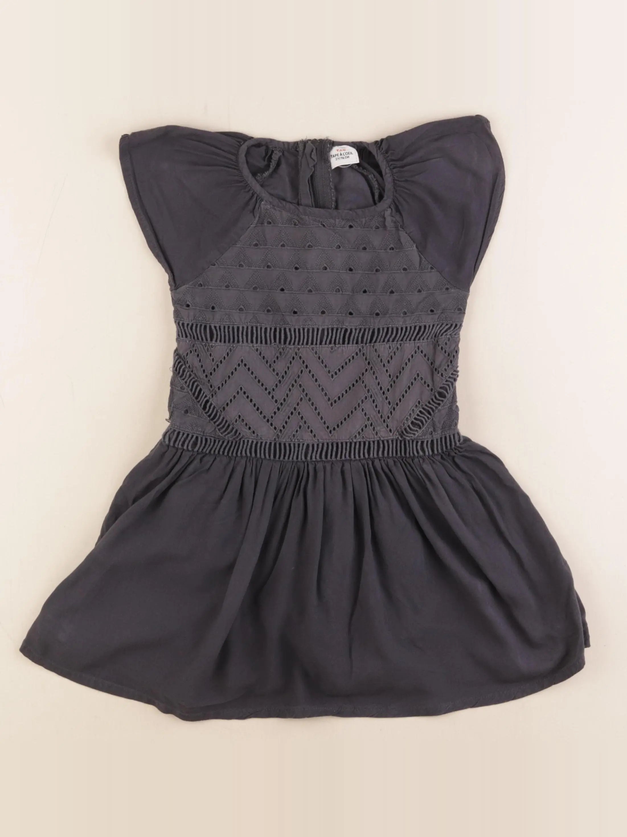 Tape à l'oeil - robe gris - 3 ans