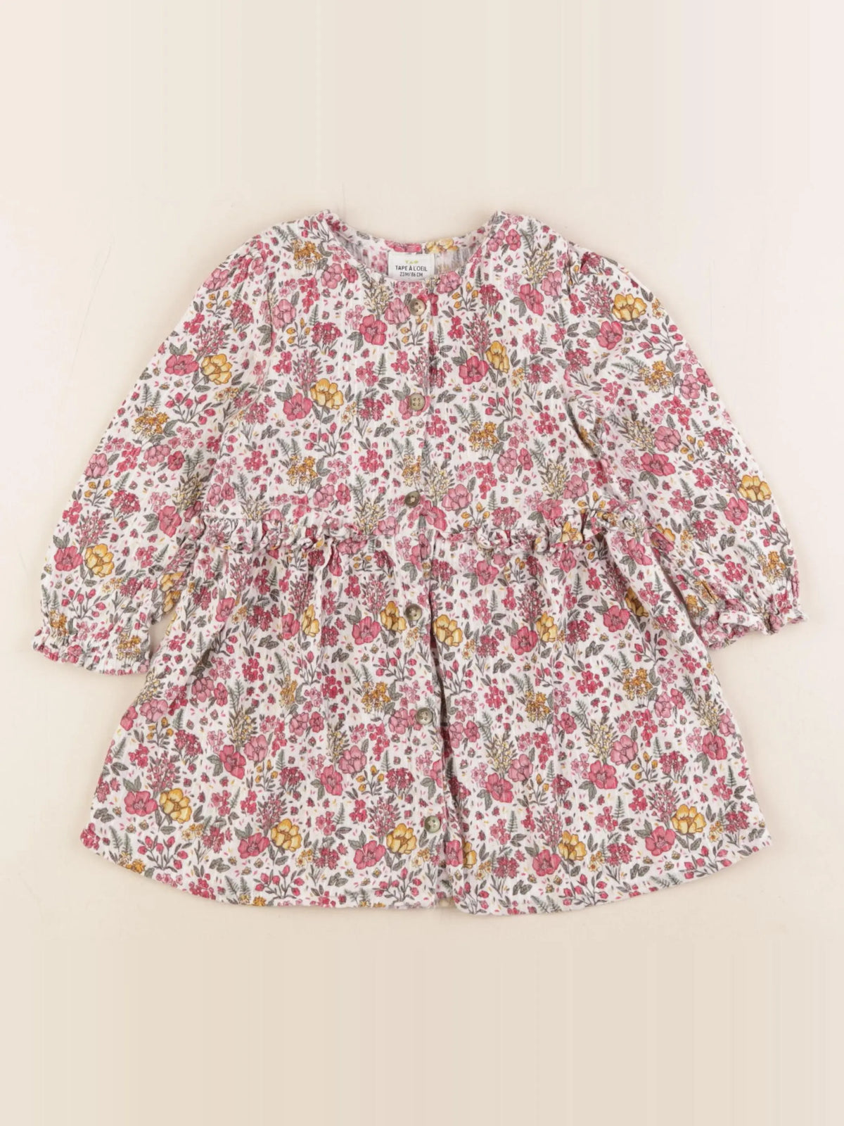 Tape à l'oeil - robe multicolore - 24 mois