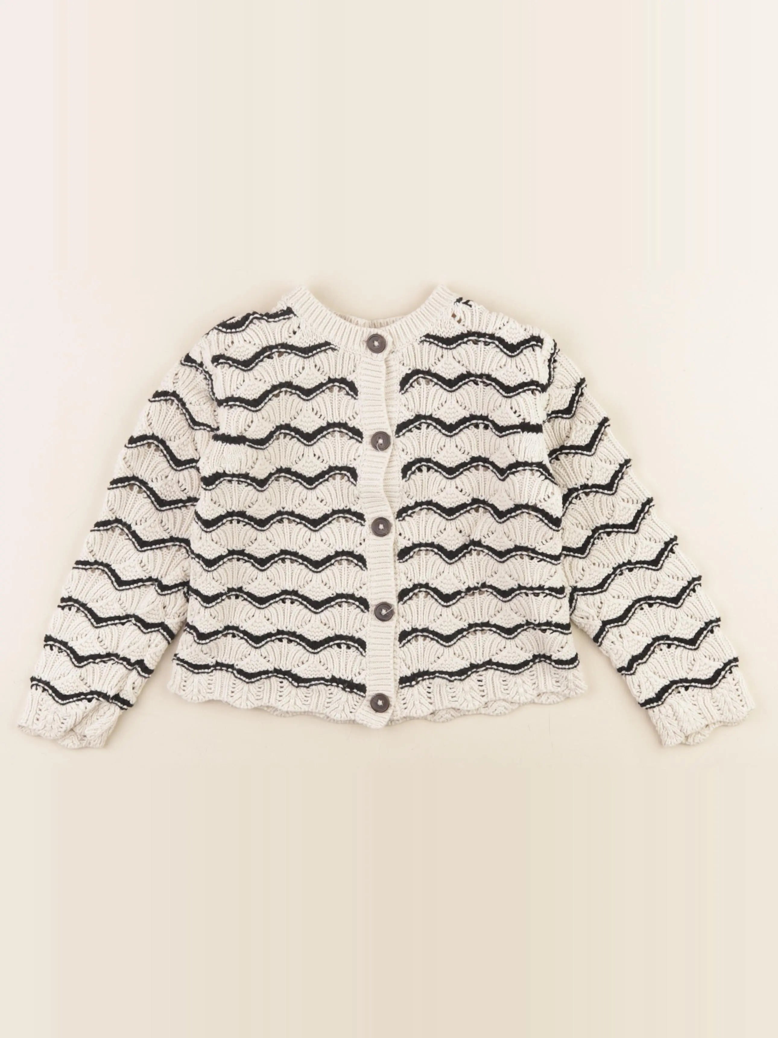 Zara - gilet beige - 4/5 ans