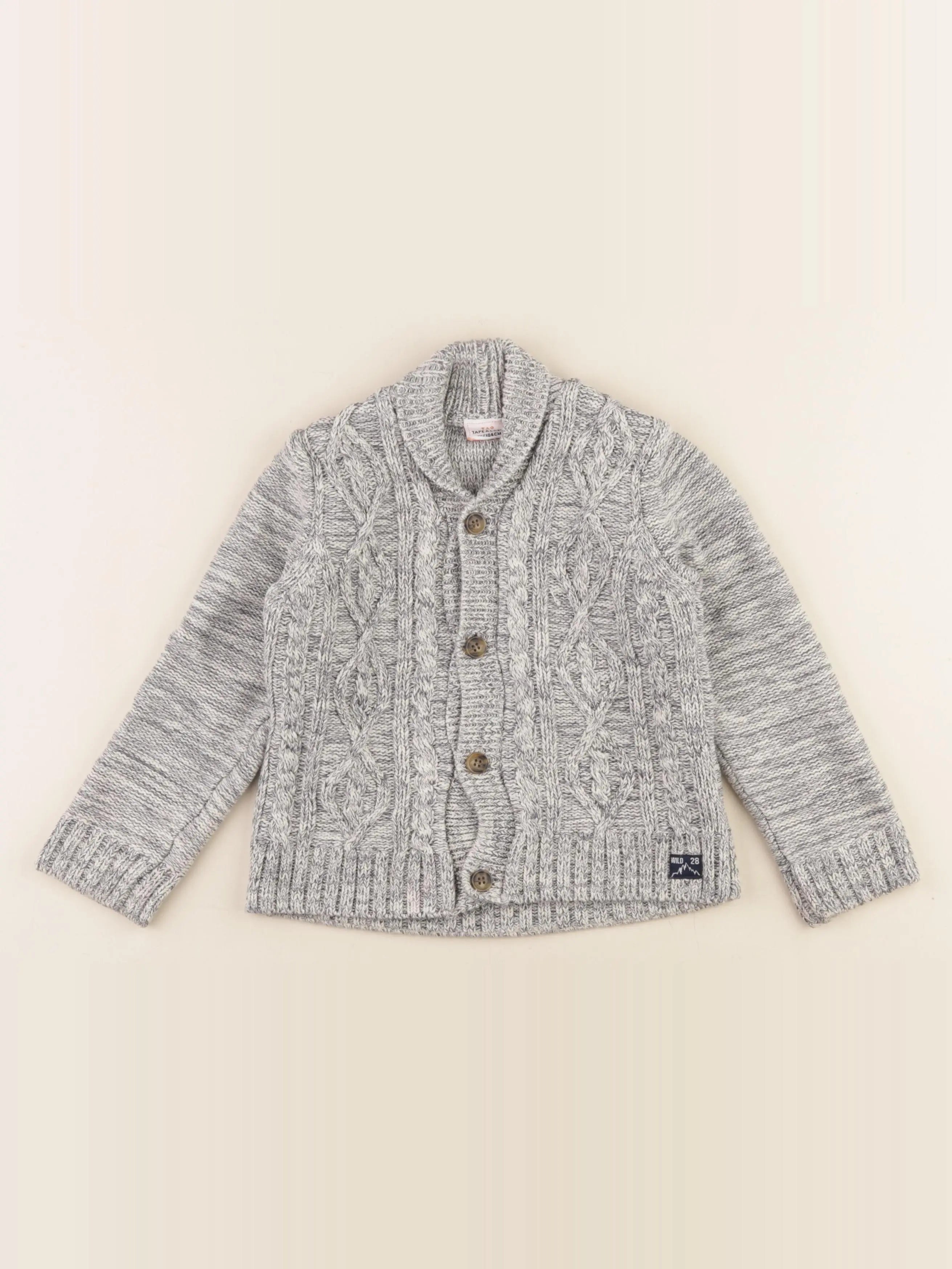 Tape à l'oeil - gilet blanc - 4 ans