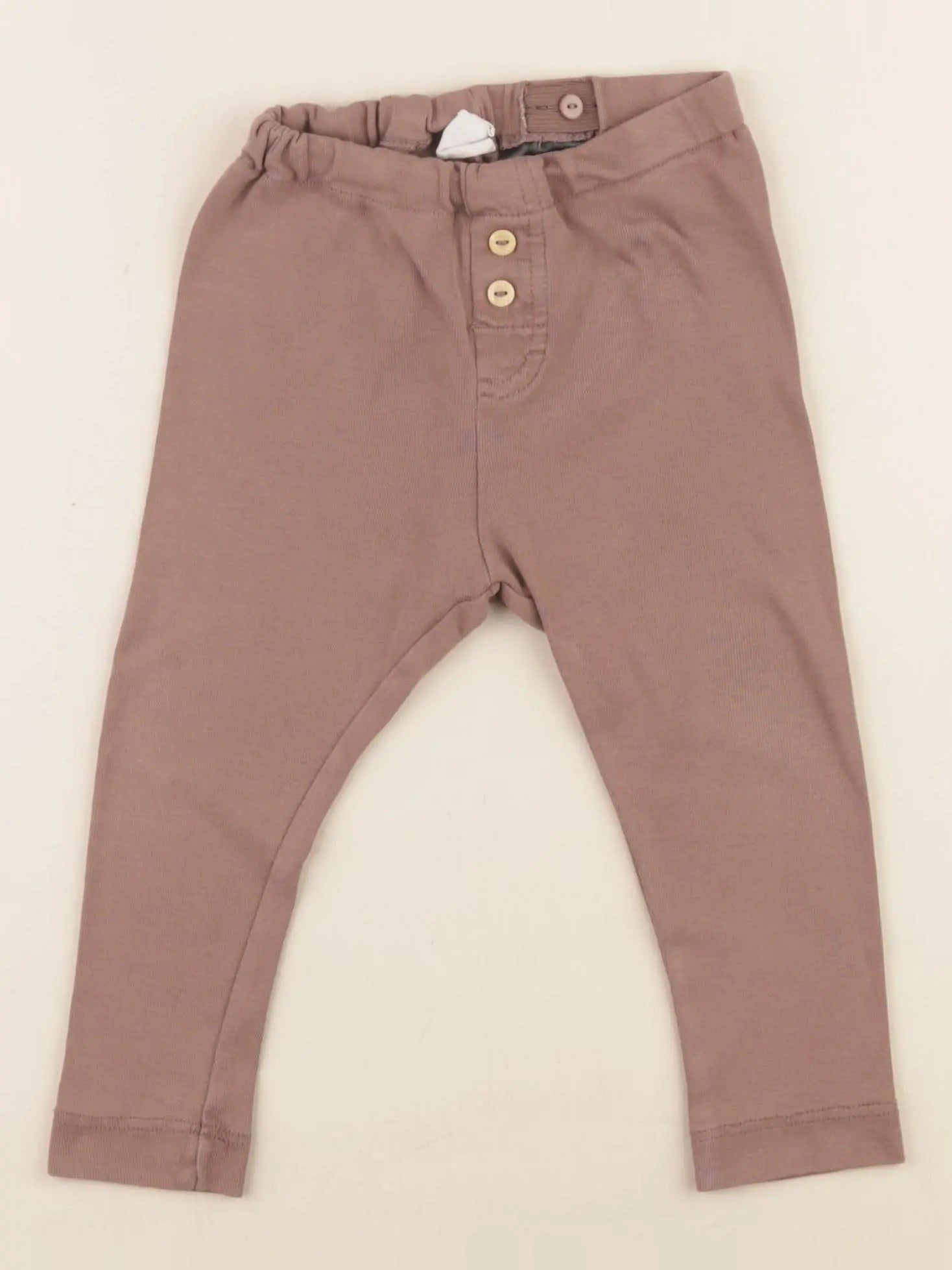 H&M - legging marron - 12 mois