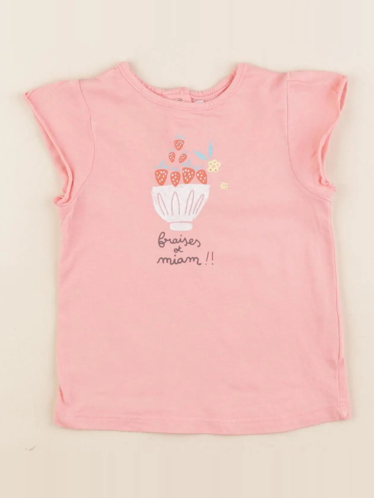 Cadet Rousselle - tee-shirt rose - 6 mois