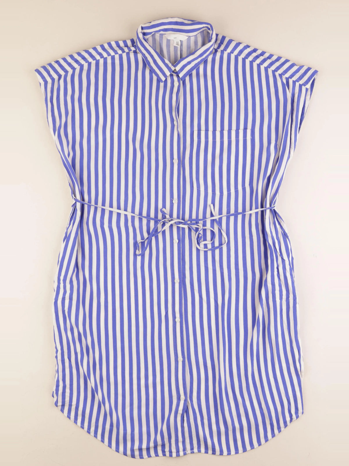 H&M - robe allaitement, grossesse bleu, blanc - 40 à 42