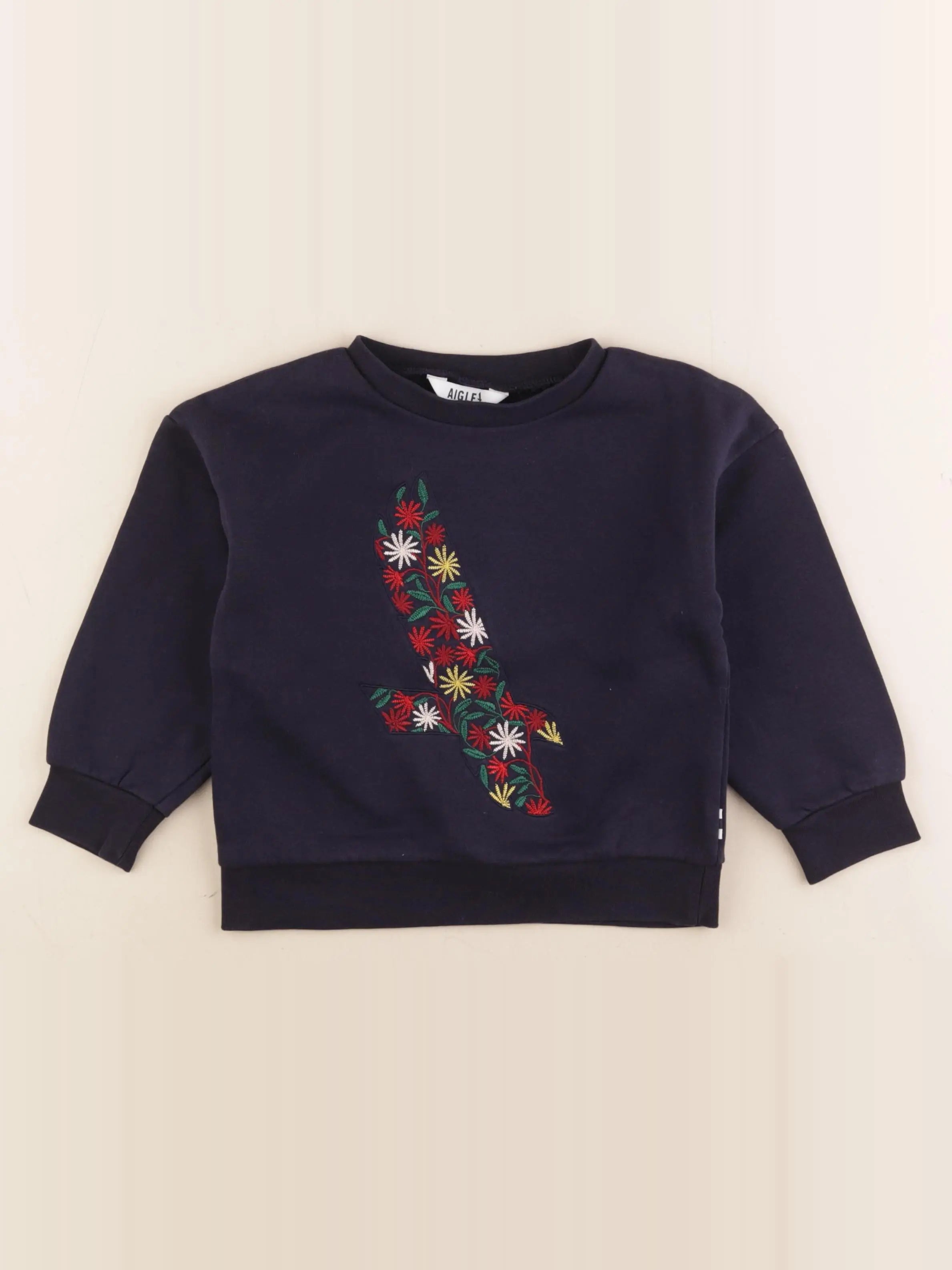 Aigle - sweat bleu - 4 ans