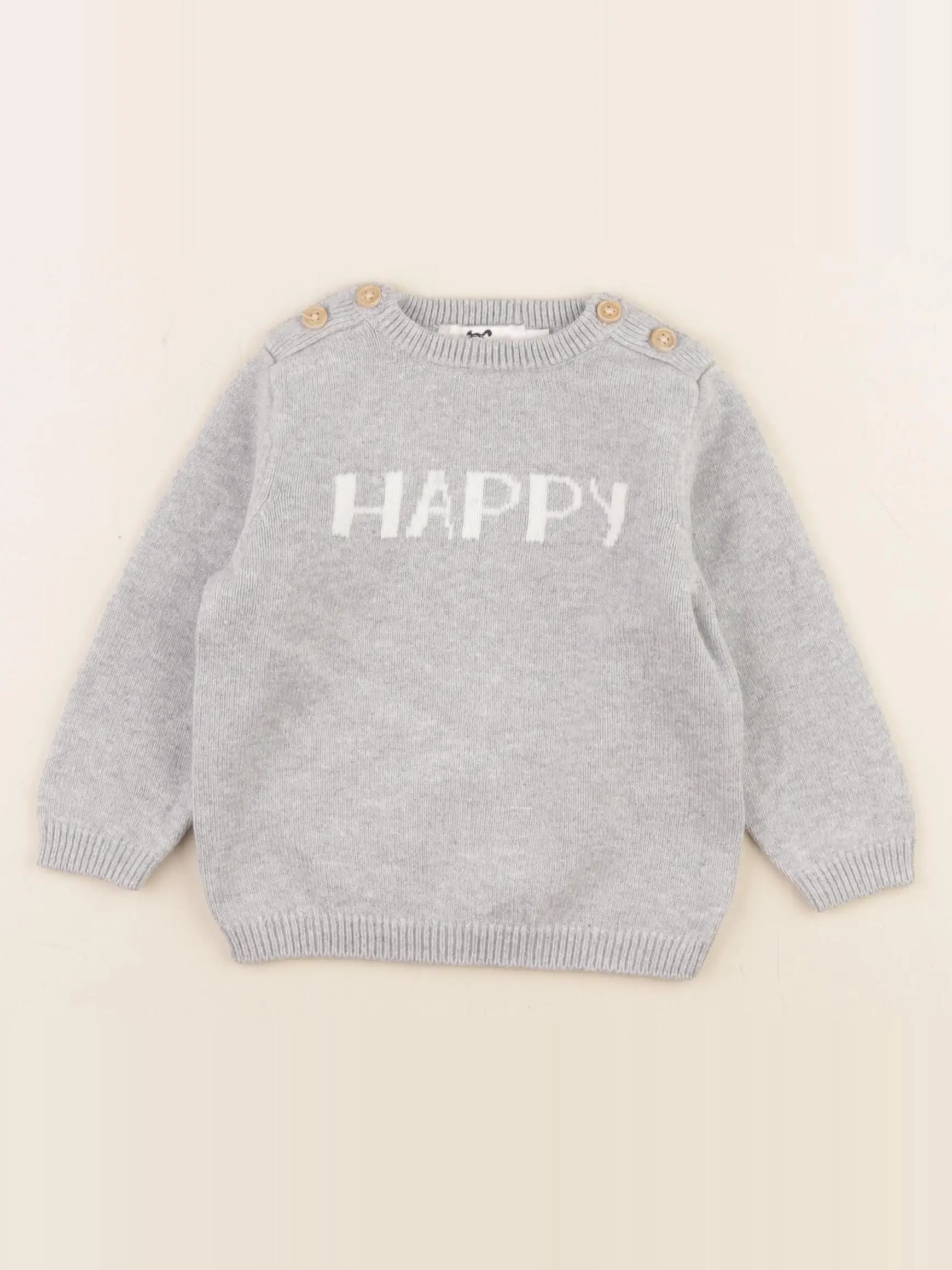 Cyrillus - pull gris - 12 mois