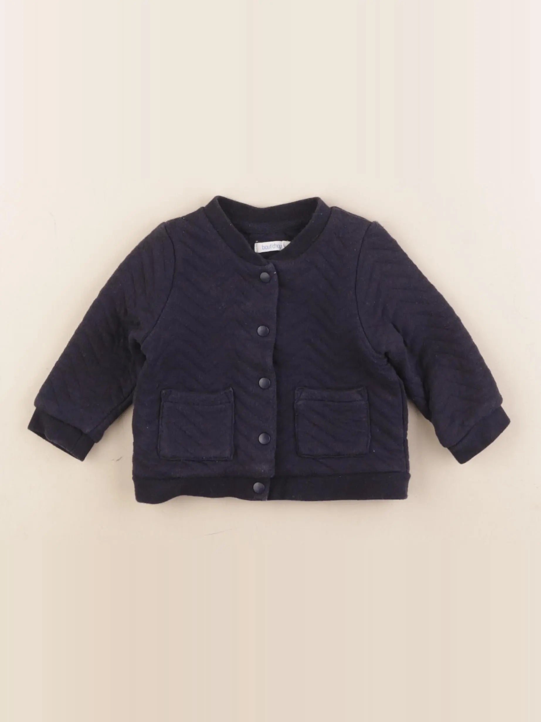 Boutchou - veste bleu - 6 mois