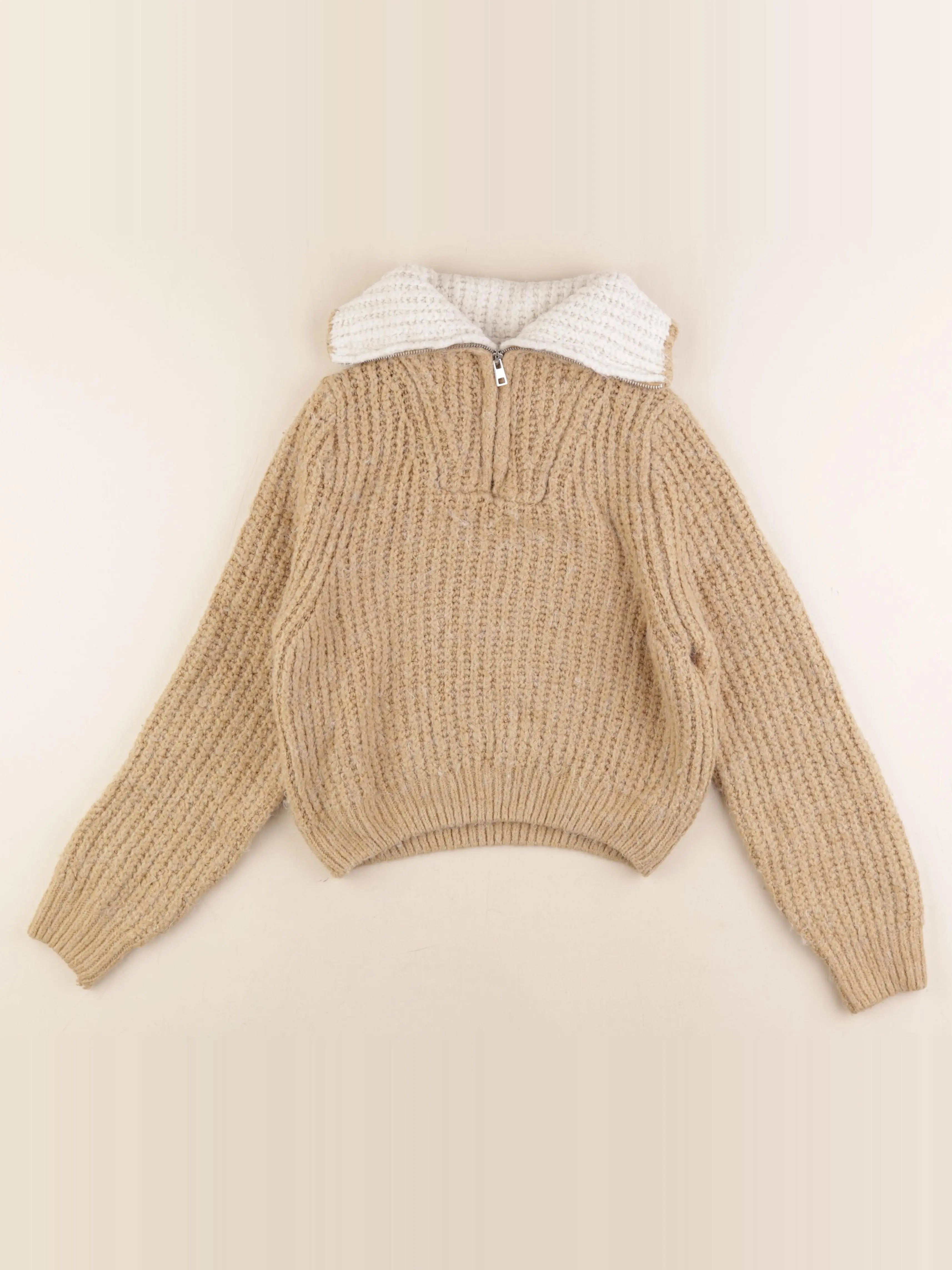 Zara - pull marron - 11/12 ans