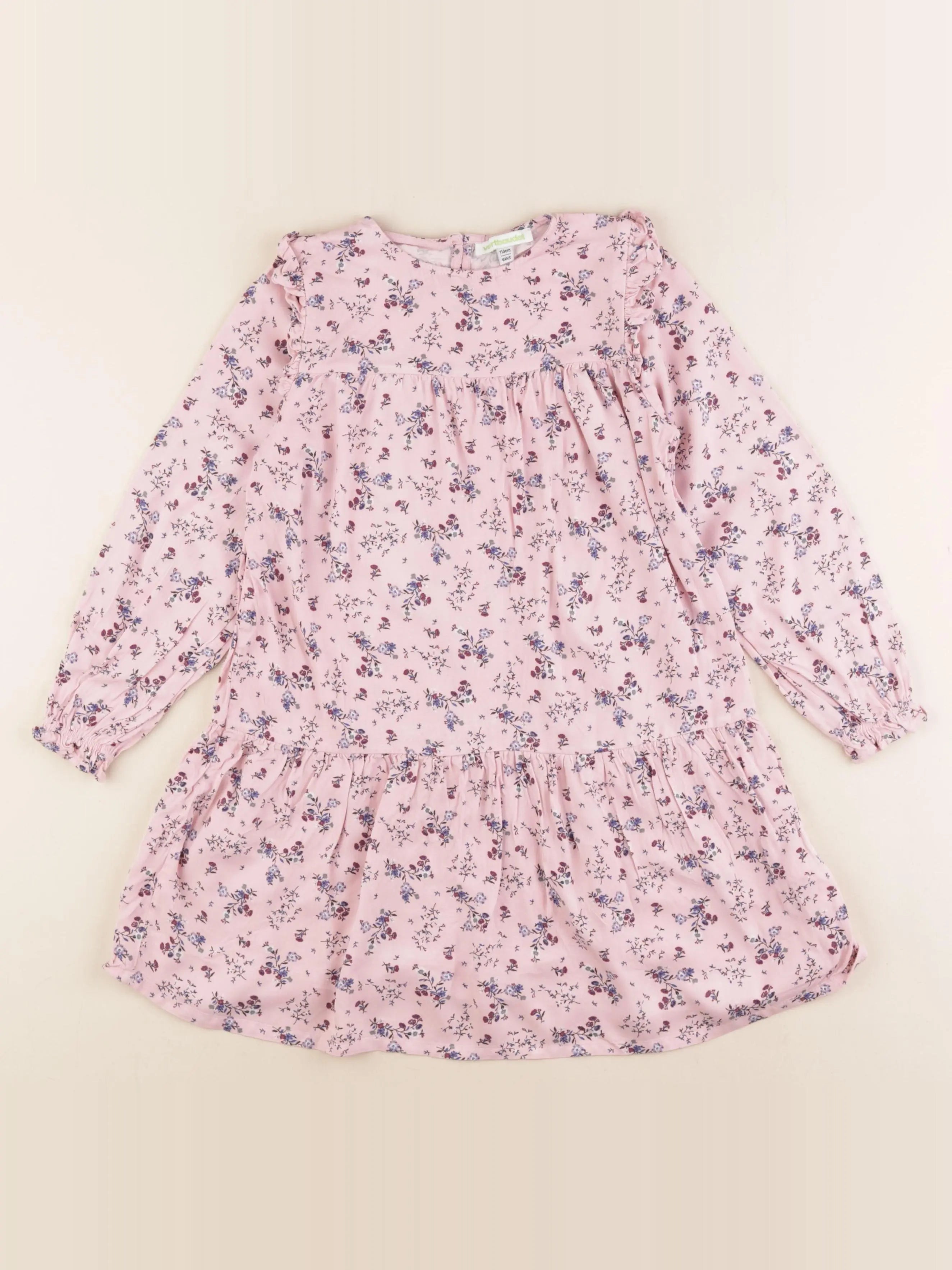 Vertbaudet - robe rose - 6 ans