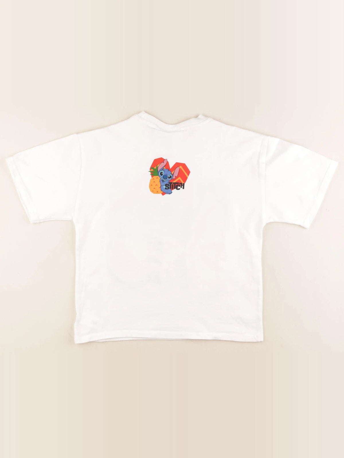 Zara - tee-shirt imprimé au dos blanc - 11/12 ans