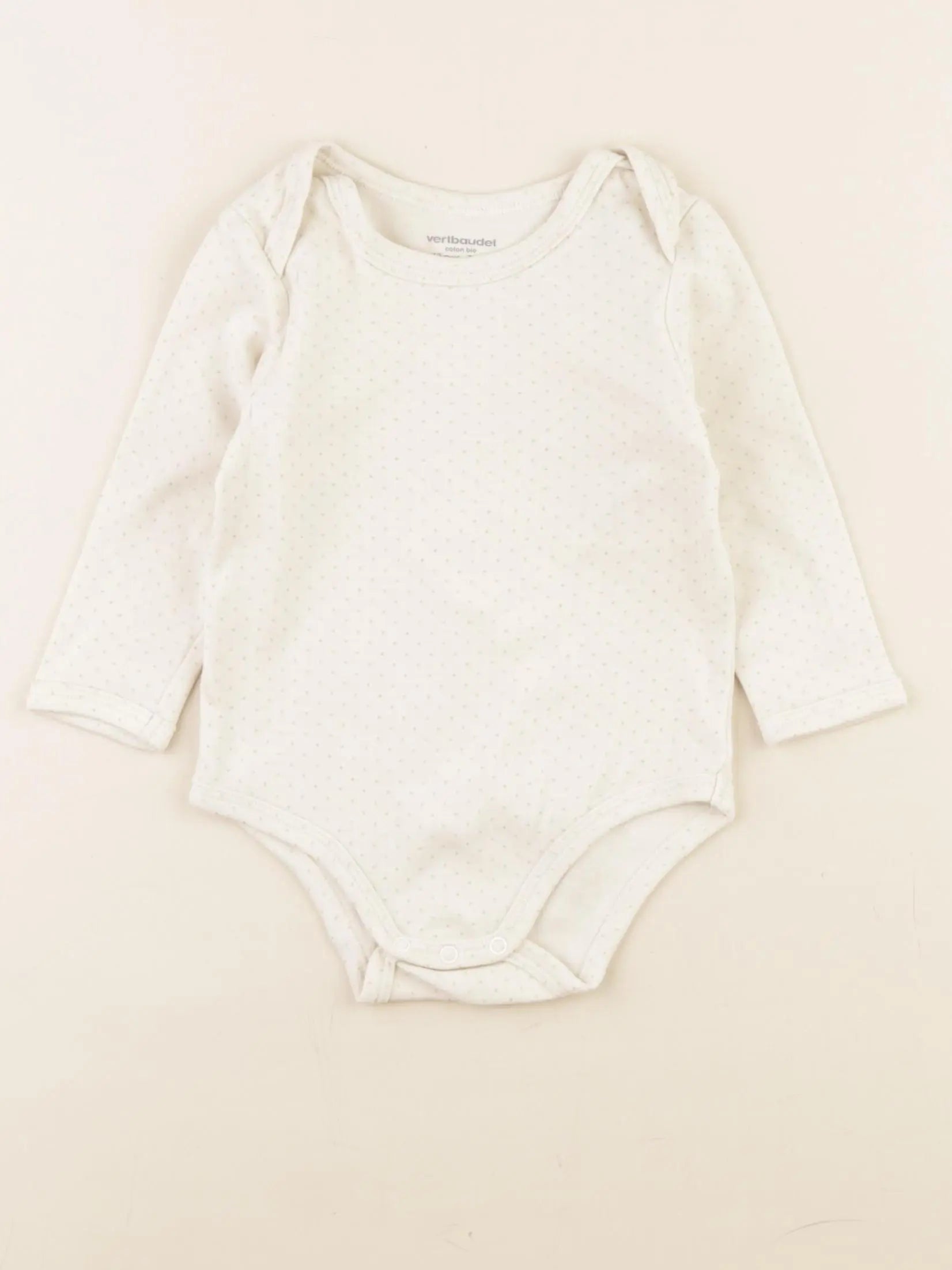 Vertbaudet - body beige, or - 12 mois